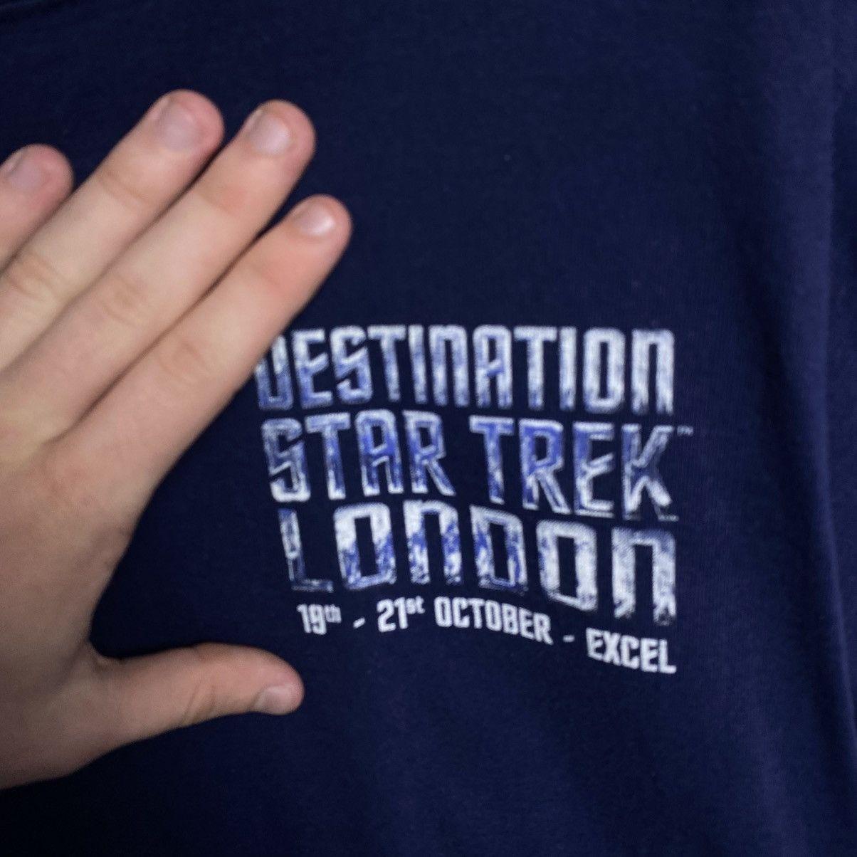 Band Tees Vintage Star Trek Europe Tour 2012 Big Logo rock band tee Size US M / EU 48-50 / 2 - 4 Thumbnail