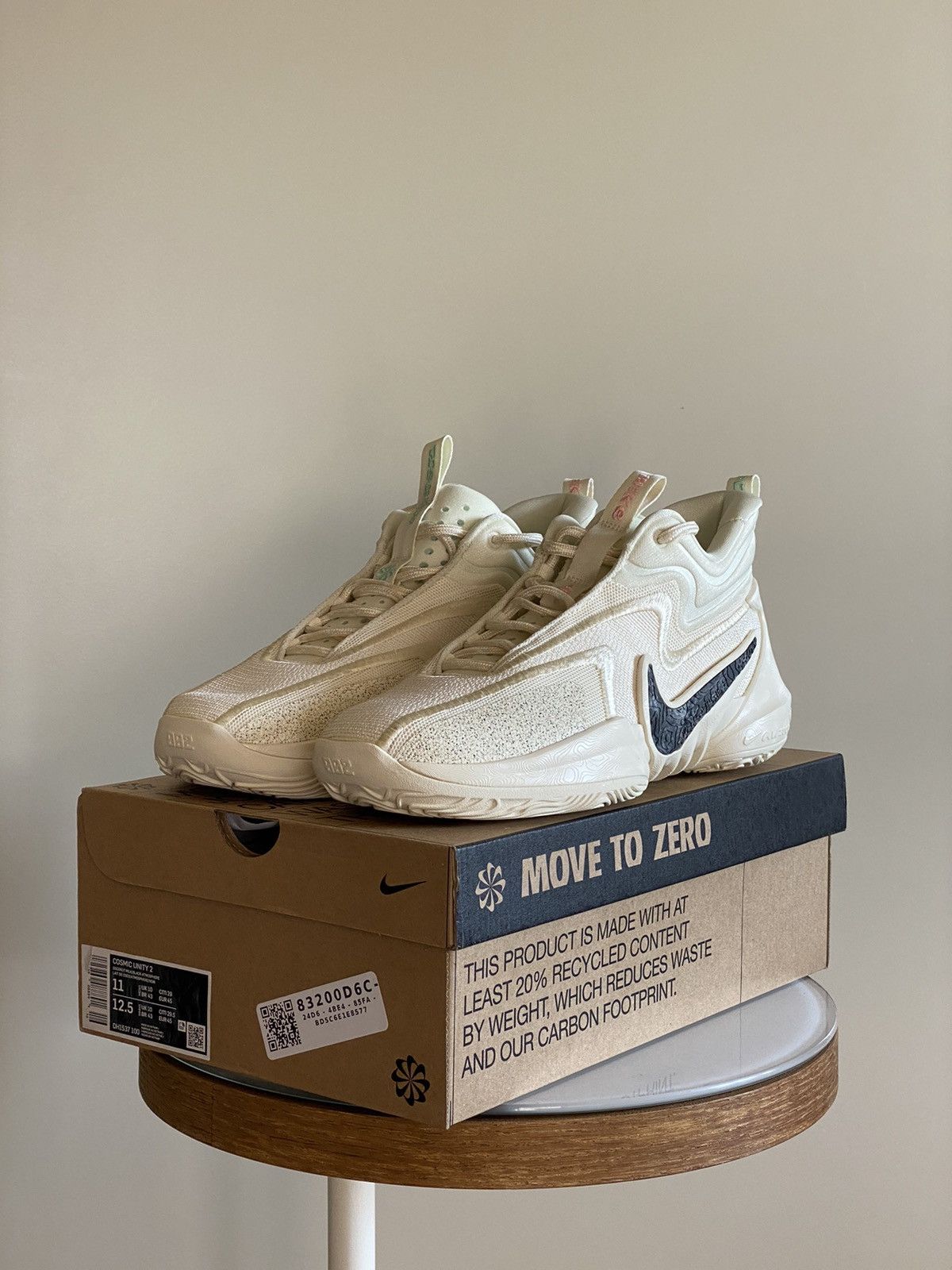 image of Nike Cosmic Unity 2 Shoes in Cream, Men's (Size 11)