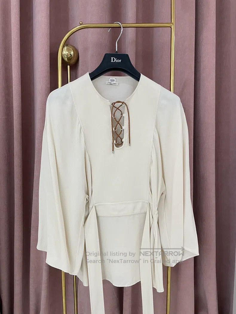 Hermes Off-White Dress Shirt