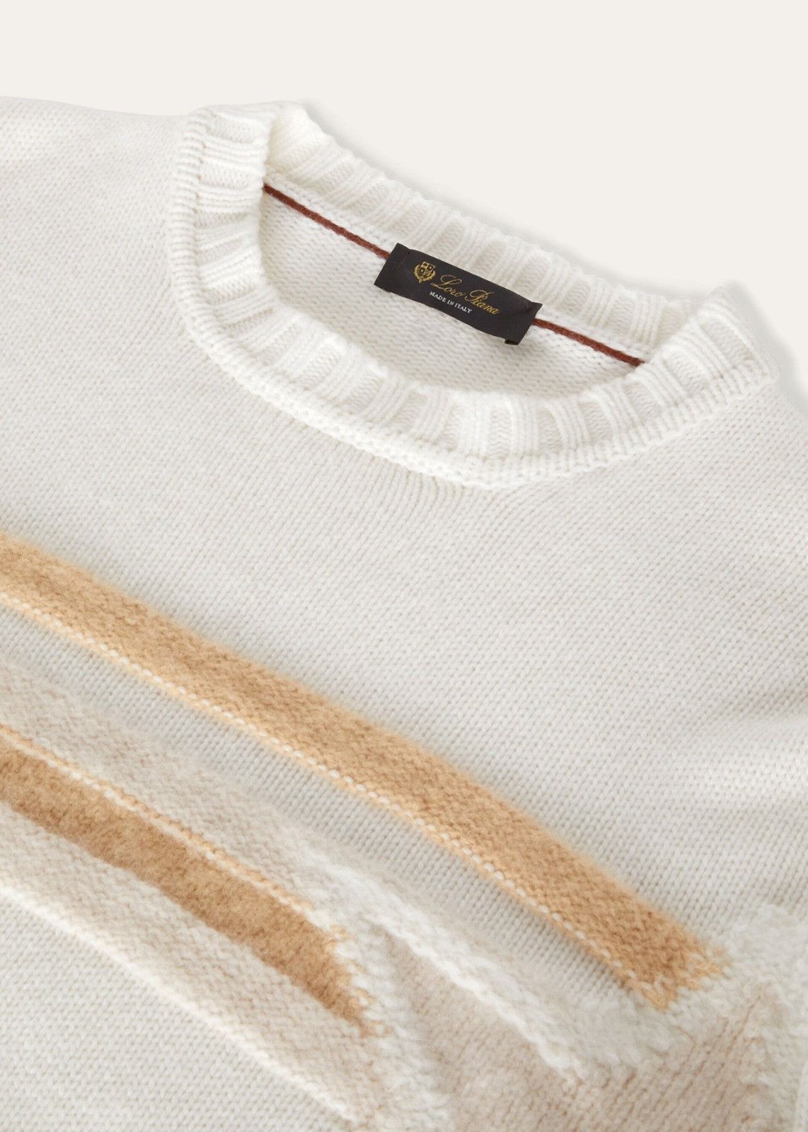 Loro Piana o1srvl11e1224 Girocollo Cashmere Silk Sweater Size US XL / EU 56 / 4 - 3 Thumbnail