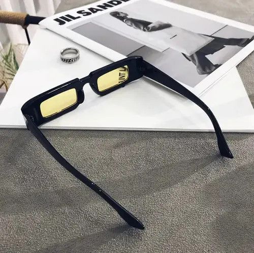 Designer × Vintage Retro square glasses with small frames Size ONE SIZE - 2 Thumbnail