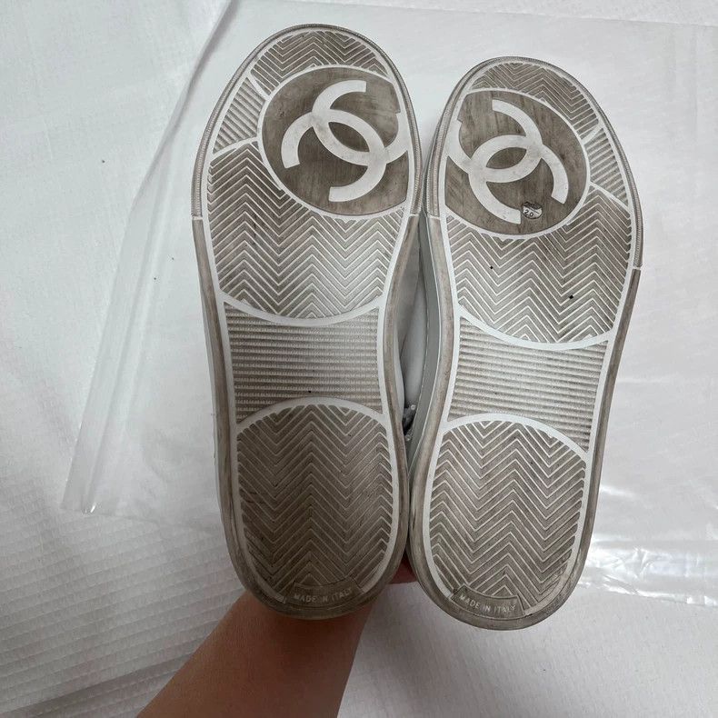 Chanel Chanel White Sneakers Size 37 -2505 Size US 6.5 / EU 39-40 - 8 Thumbnail