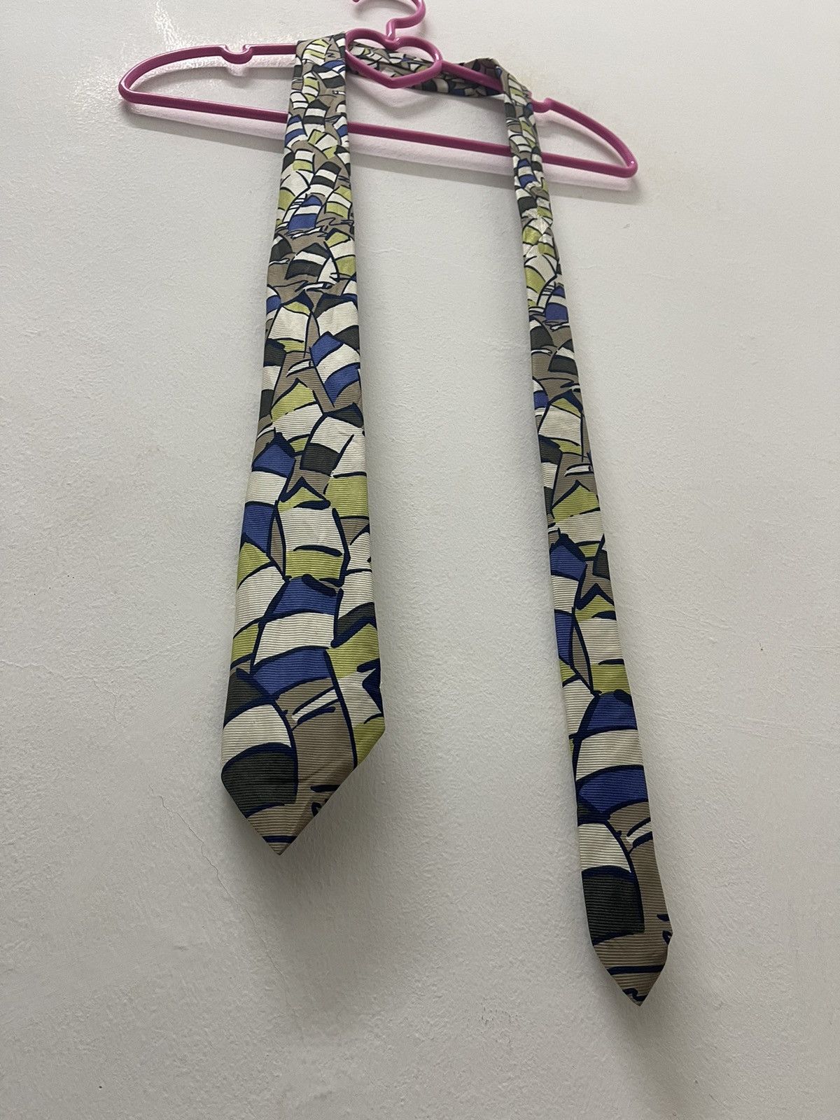 Sonia Rykiel Rare Vintage RYKIEL HOMME Silk Handmade Pop Art Tie Size ONE SIZE - 2 Thumbnail