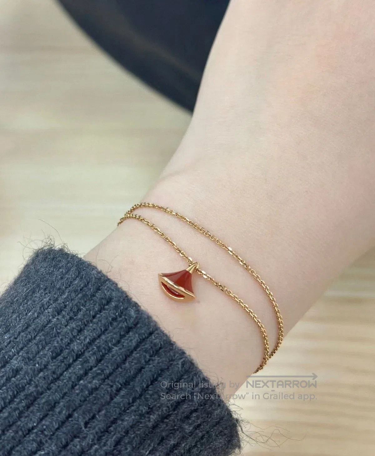 Bvlgari Bvlgari Rose Gold Fan Bracelet. Size ONE SIZE - 6 Thumbnail