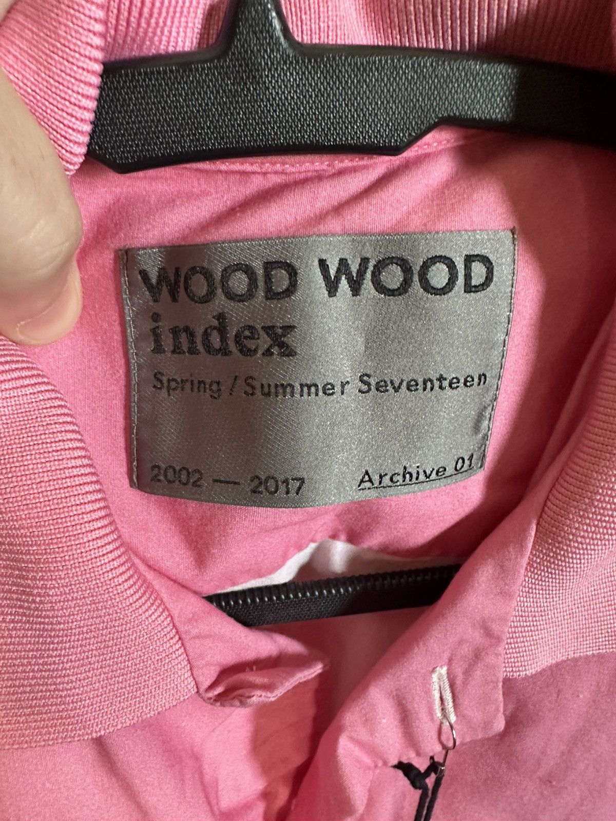 Wood Wood WOOD WOOD Denmark pink gradient S/S shirt w tags Size US S / EU 44-46 / 1 - 8 Thumbnail