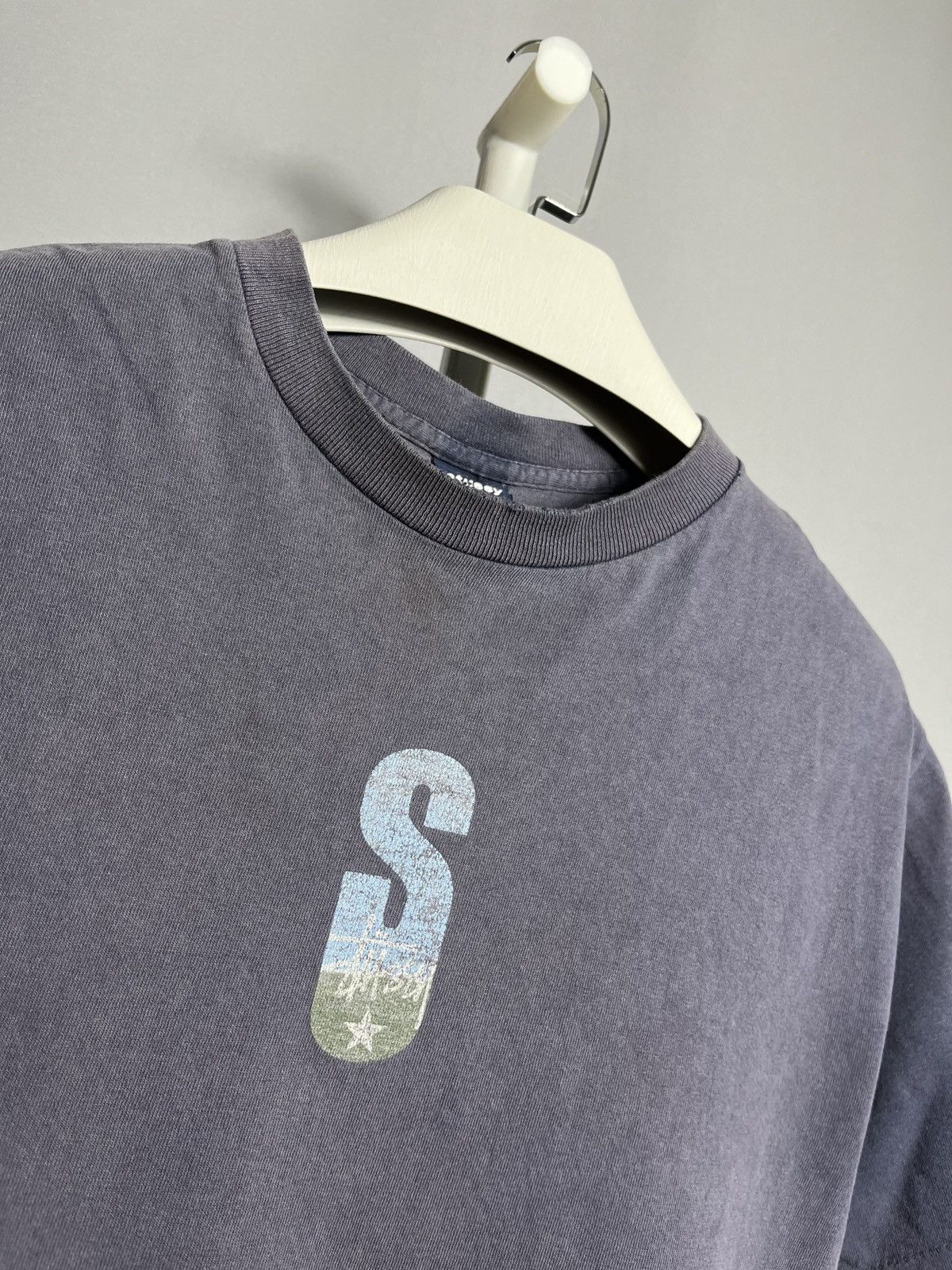 Stussy Stussy T Shirt Mens Blue Streetwear Skate Made in USA 90s Size US M / EU 48-50 / 2 - 3 Thumbnail