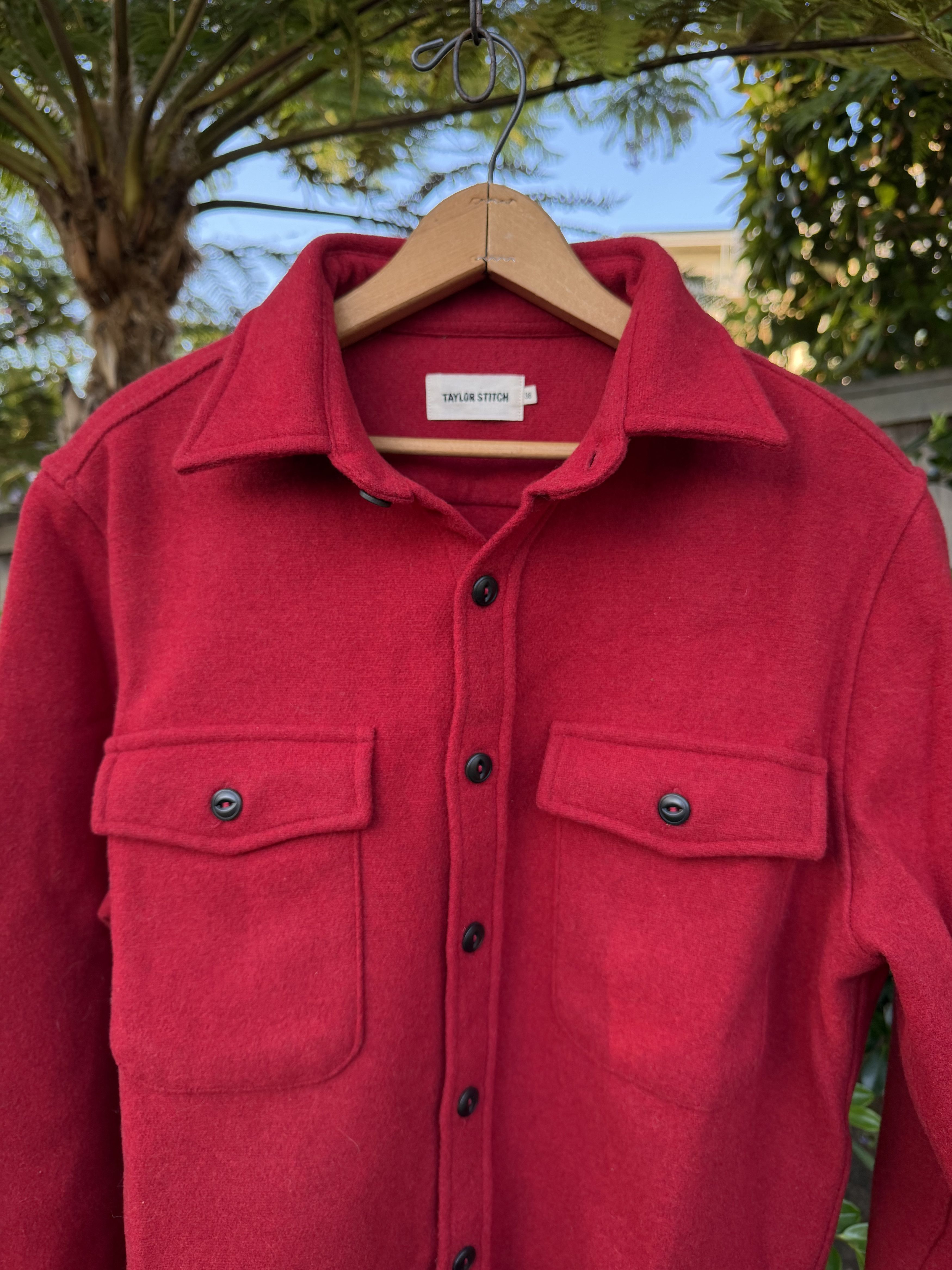 Taylor Stitch Taylor Stitch Maritime Shirt Jacket Clifford Red Wool Small Size US S / EU 44-46 / 1 - 2 Thumbnail