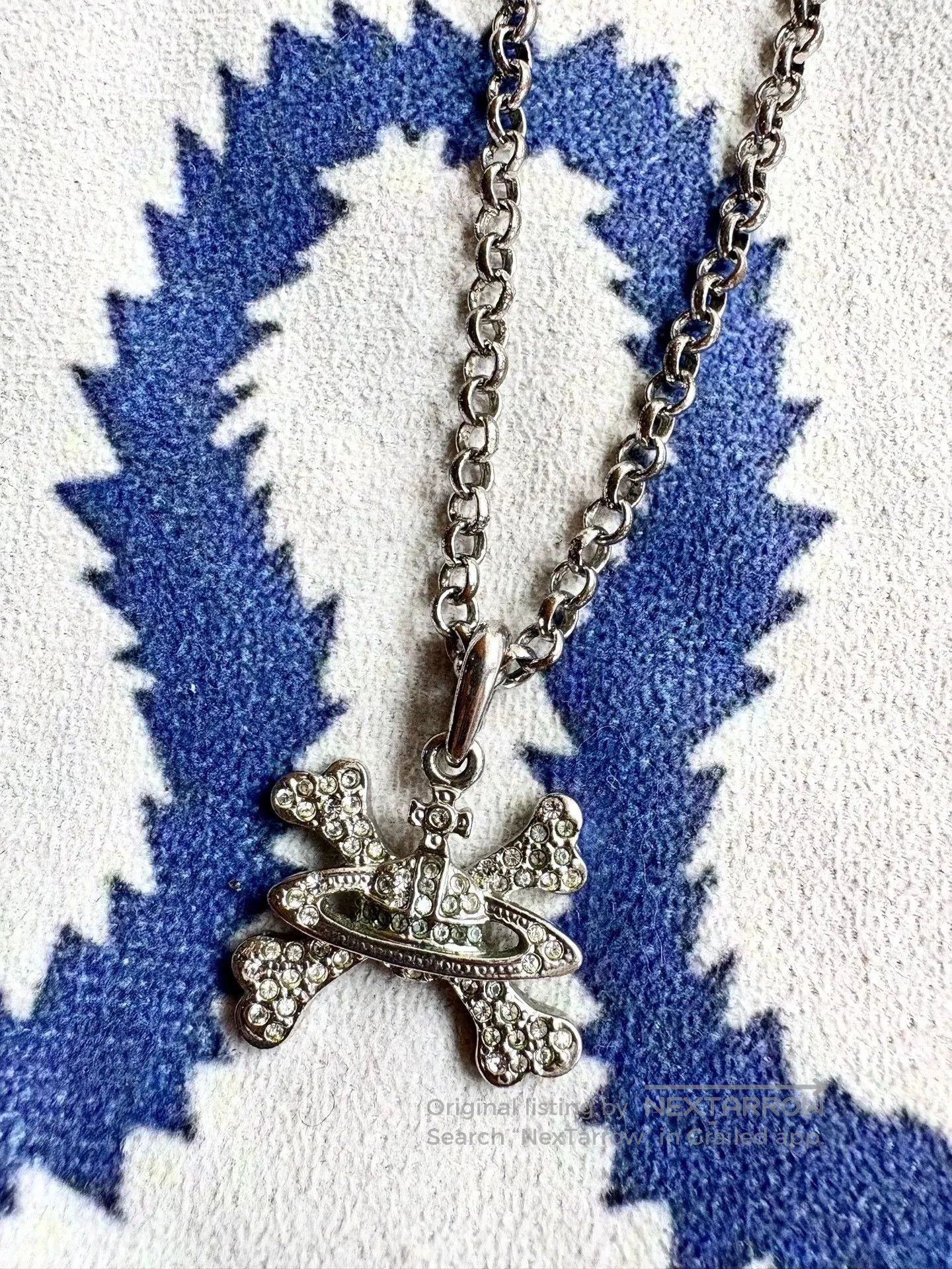Vivienne Westwood Vivienne Westwood Silver Saturn Necklace. Size ONE SIZE - 1 Thumbnail
