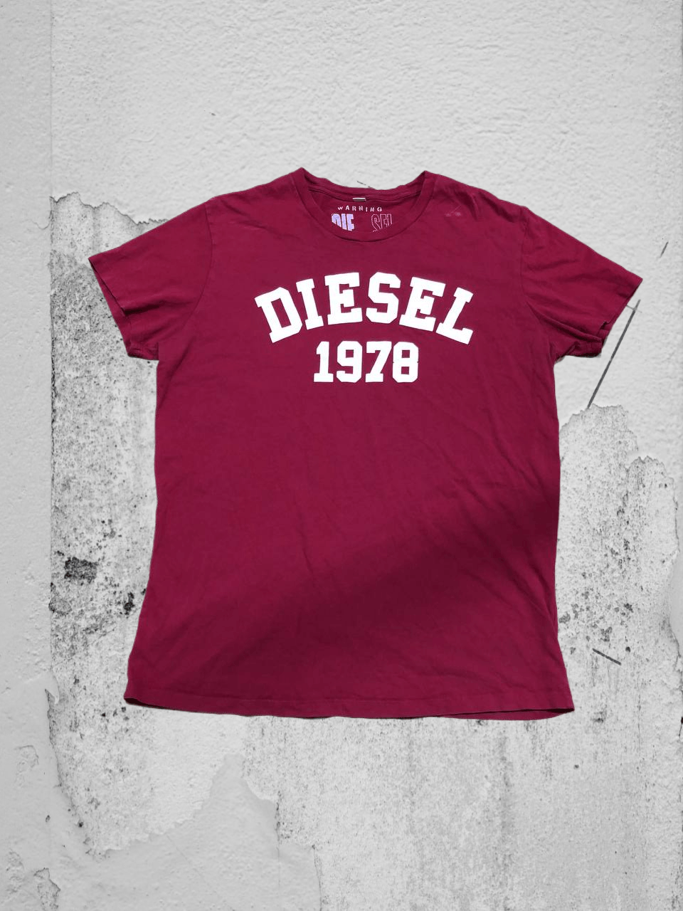 Diesel Y2K red T-shirt Vintage Diesel big logo luxury streetwear Size US XXL / EU 58 / 5 - 1 Thumbnail