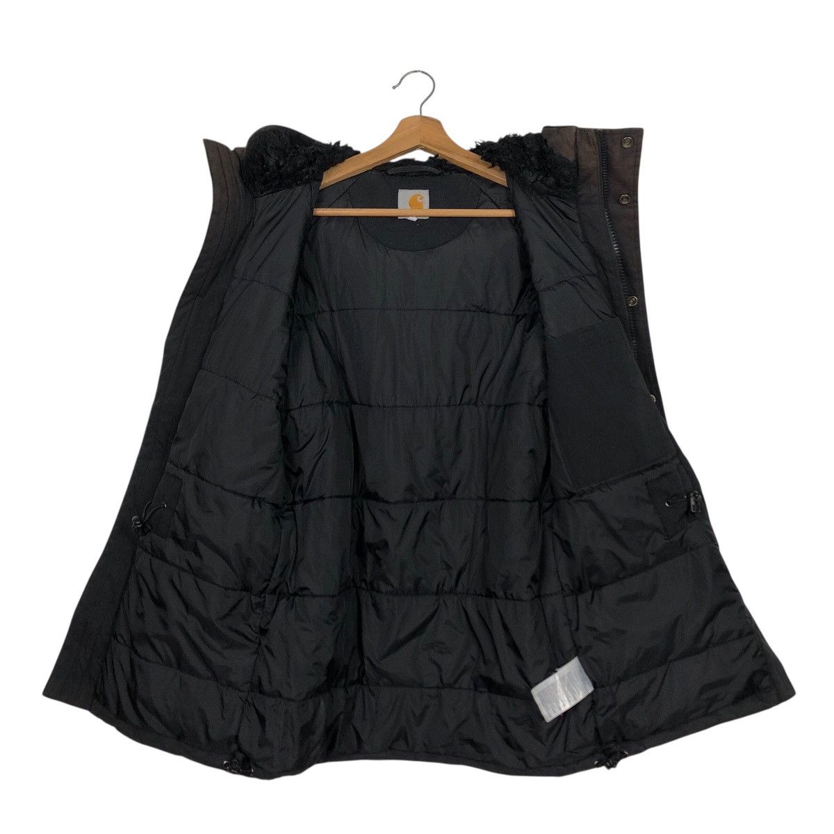 Carhartt Carhartt Hooded Work Jacket Black Canvas Full Zip Size US XS / EU 42 / 0 - 15 Thumbnail