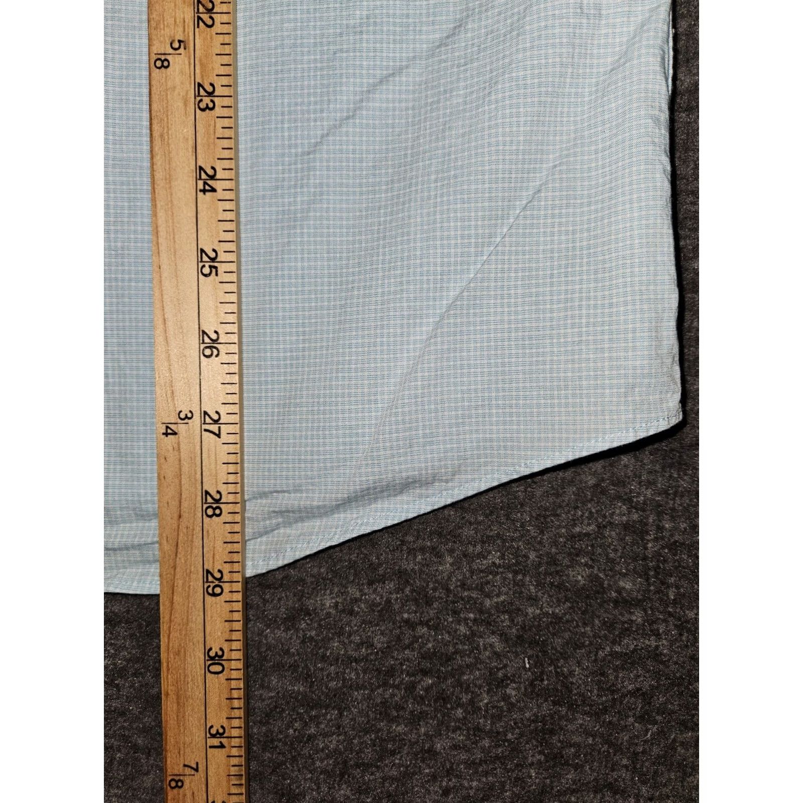 Michael Kors Michael Kors Button-Up Shirt Men's Medium Blue Check Long Sleeve 15-15.5 Chest 40 Cotton Regular Designer Clothes Mens Size US M / EU 48-50 / 2 - 5 Thumbnail