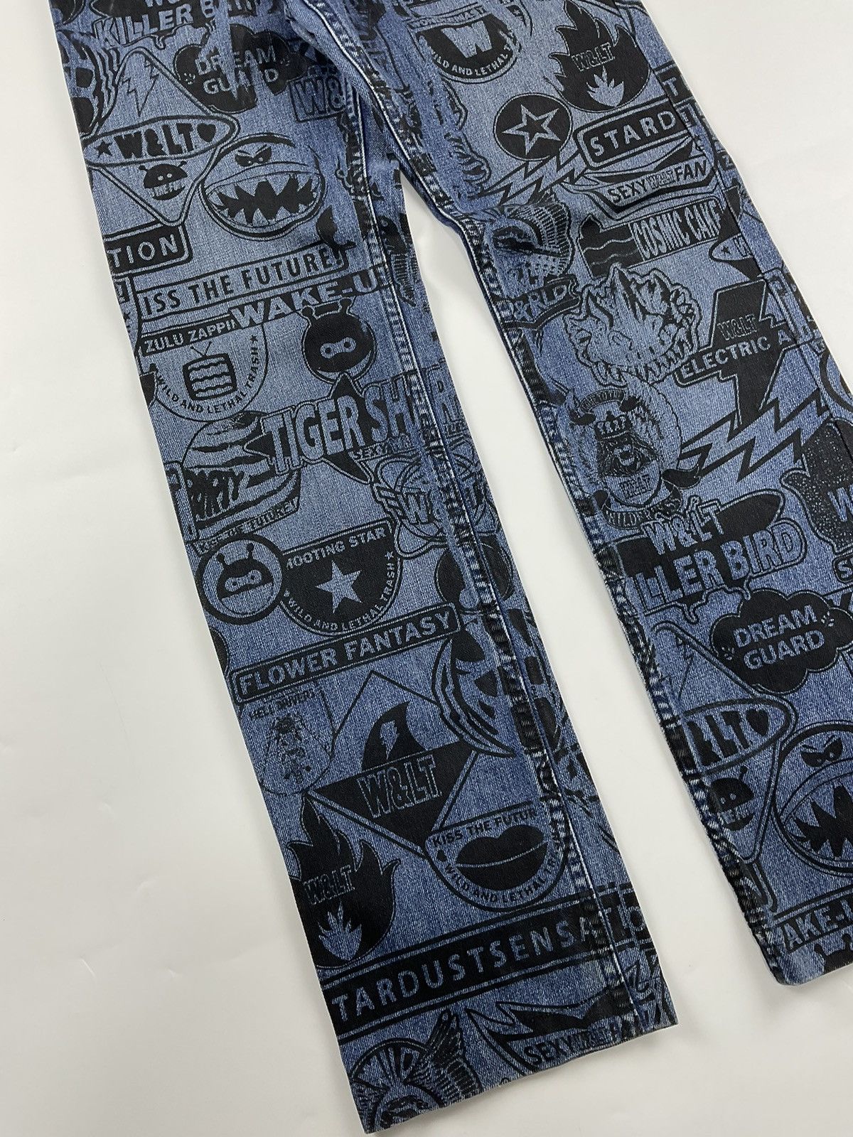 Walter Van Beirendonck Vintage Walter Van Beirendonck All Over Print Jeans Size US 28 / EU 44 - 5 Thumbnail