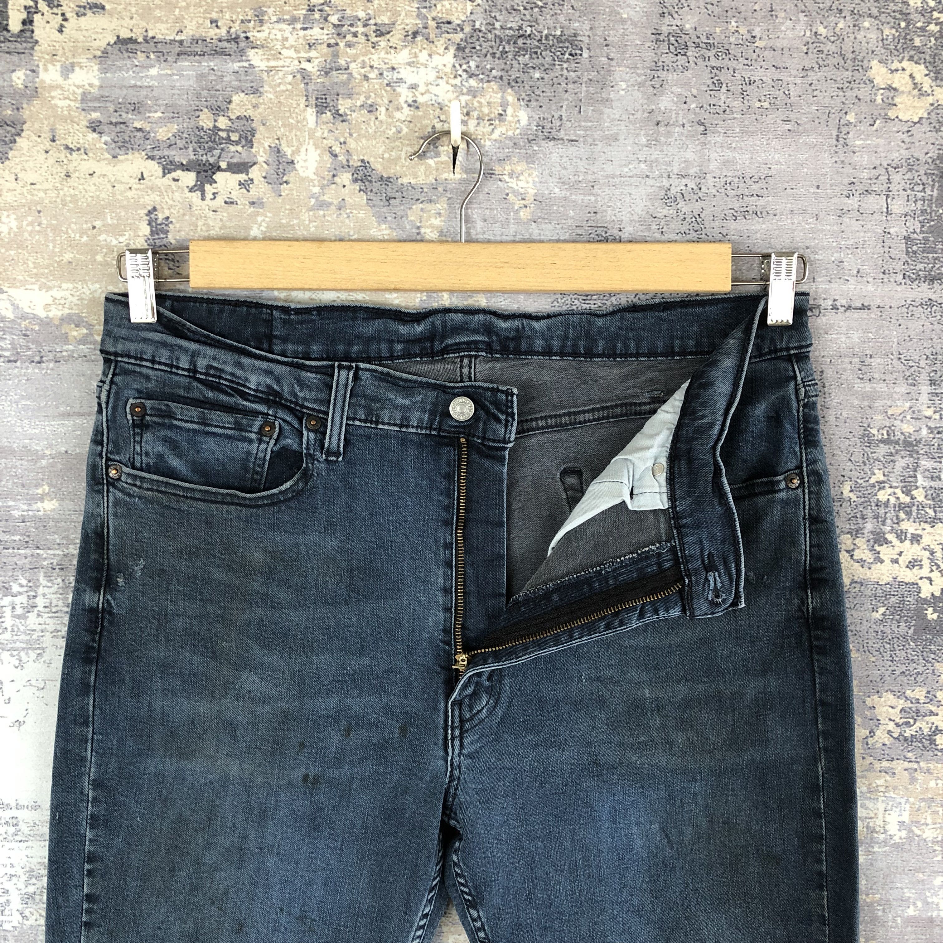 Levi's Vintage Y2K Levis 514 Faded Jeans Levi's Slim Skinny Denim Size US 36 / EU 52 - 6 Thumbnail