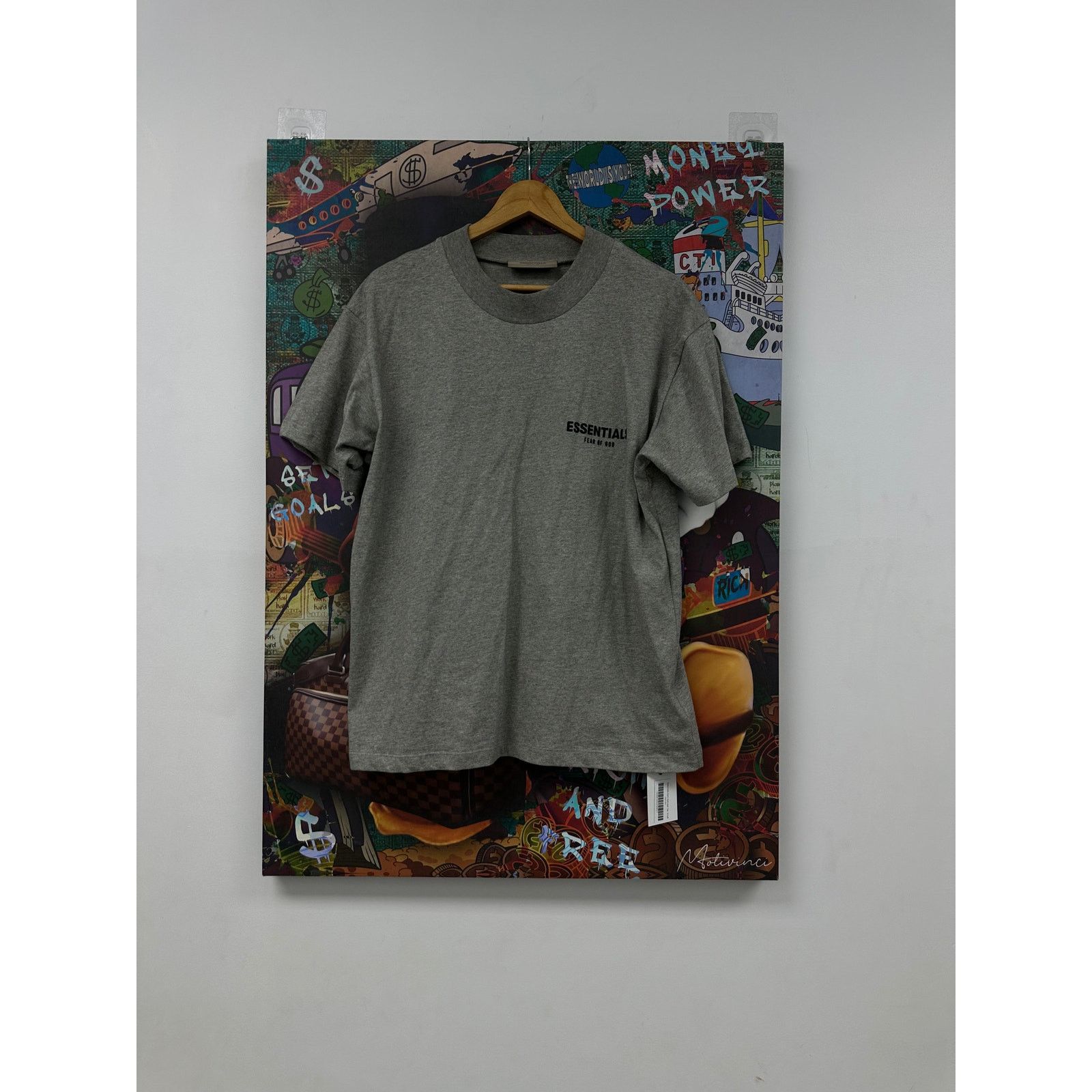 Essentials Essentials Dark Oatmeal Tee Used Small Size US S / EU 44-46 / 1 - 1 Thumbnail
