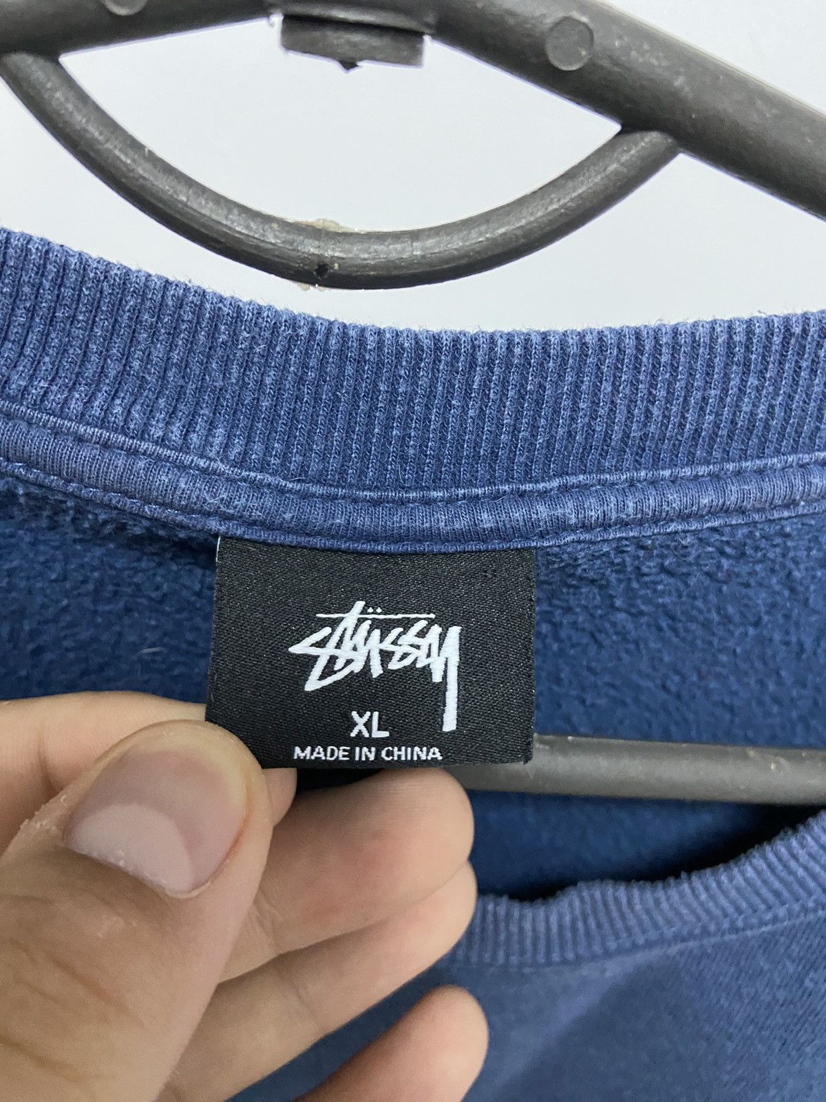 Stussy Big spell out Logo Vintage Sweatshirt skate