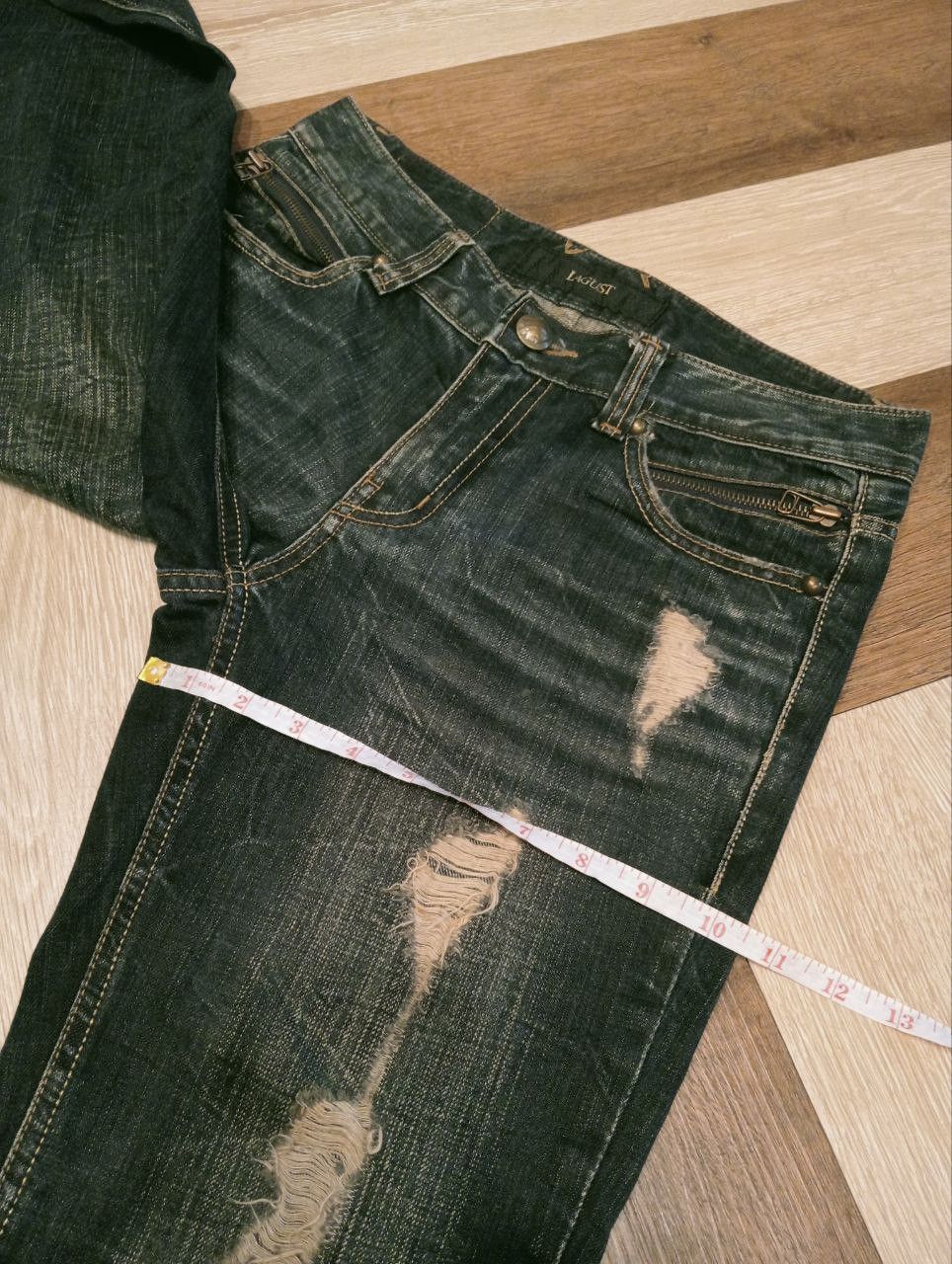 If Six Was Nine LAGUST DISTRESSED LOOK FLARED PANTS Size US 31 - 17 Thumbnail