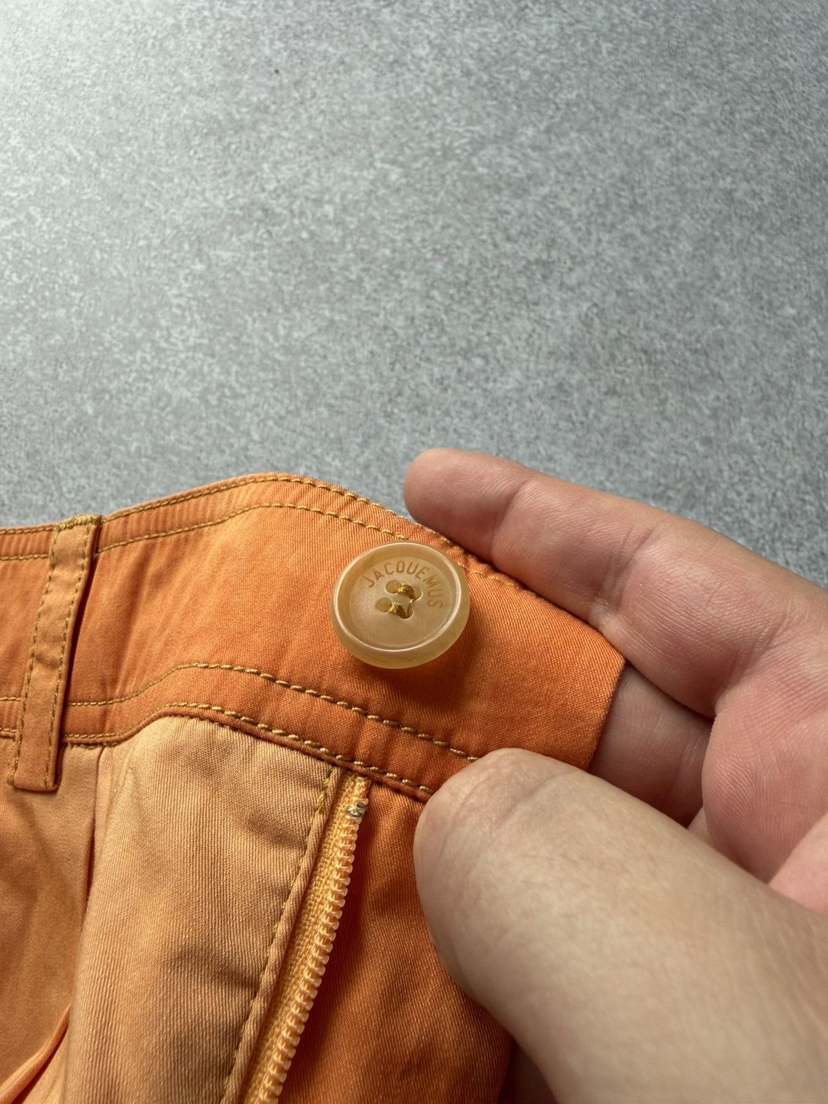 Jacquemus Jacquemus Le Coup De Soleil Orange Pattern Cotton Shorts Size US 32 / EU 48 - 7 Thumbnail