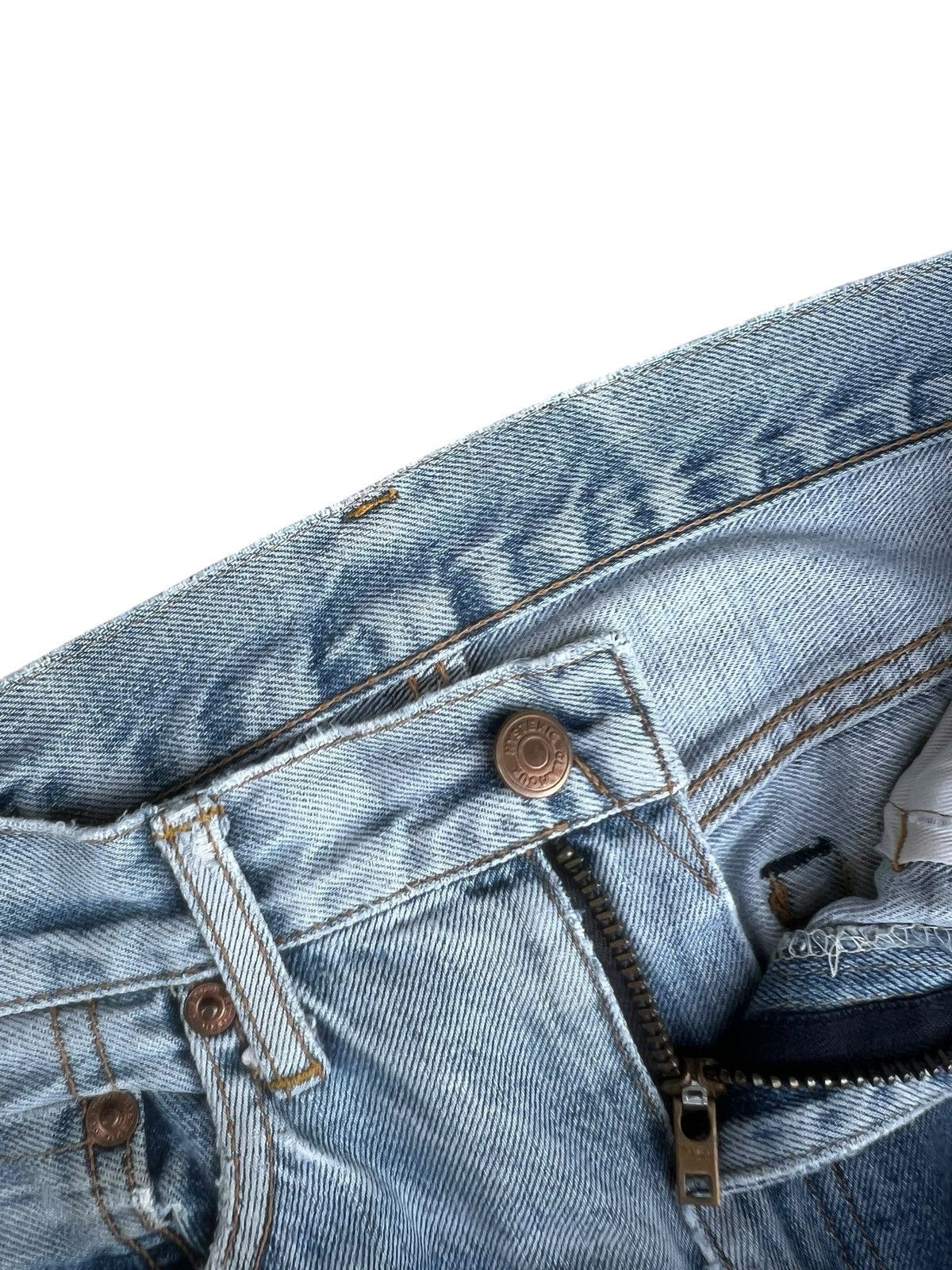 Hysteric Glamour Trashed Vintage Hysteric Glamour Faded Denim Selvedge Jeans Size US 29 - 7 Thumbnail