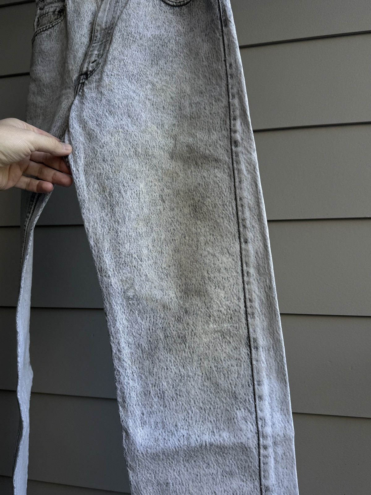 Levi's Vintage Clothing Levi's 505 USA 1989 Faded Distressed Jeans 32x33 ERD Size US 34 / EU 50 - 12 Thumbnail