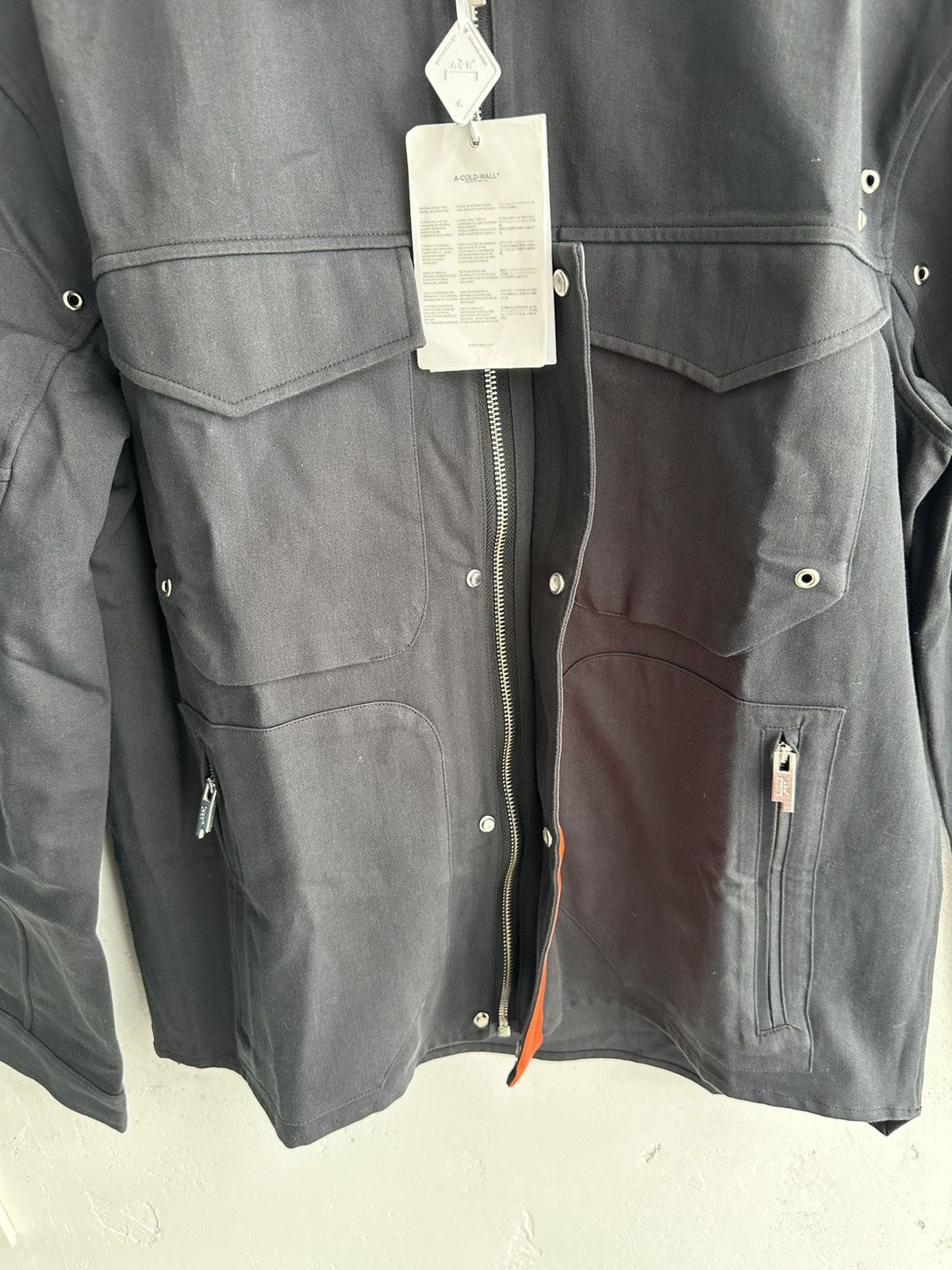 A-COLD-WALL* A-COLD-WALL* Zip Jacket Black Logo Size US S / EU 44-46 / 1 - 5 Thumbnail