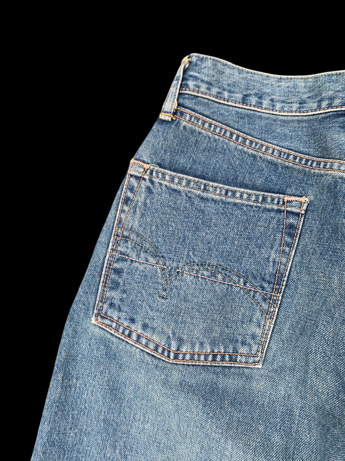 Kapital VINTAGE SOMETHING EDWIN SELVEDGE BAGGY DISTRESSED DENIM Size US 28 / EU 44 - 13 Thumbnail