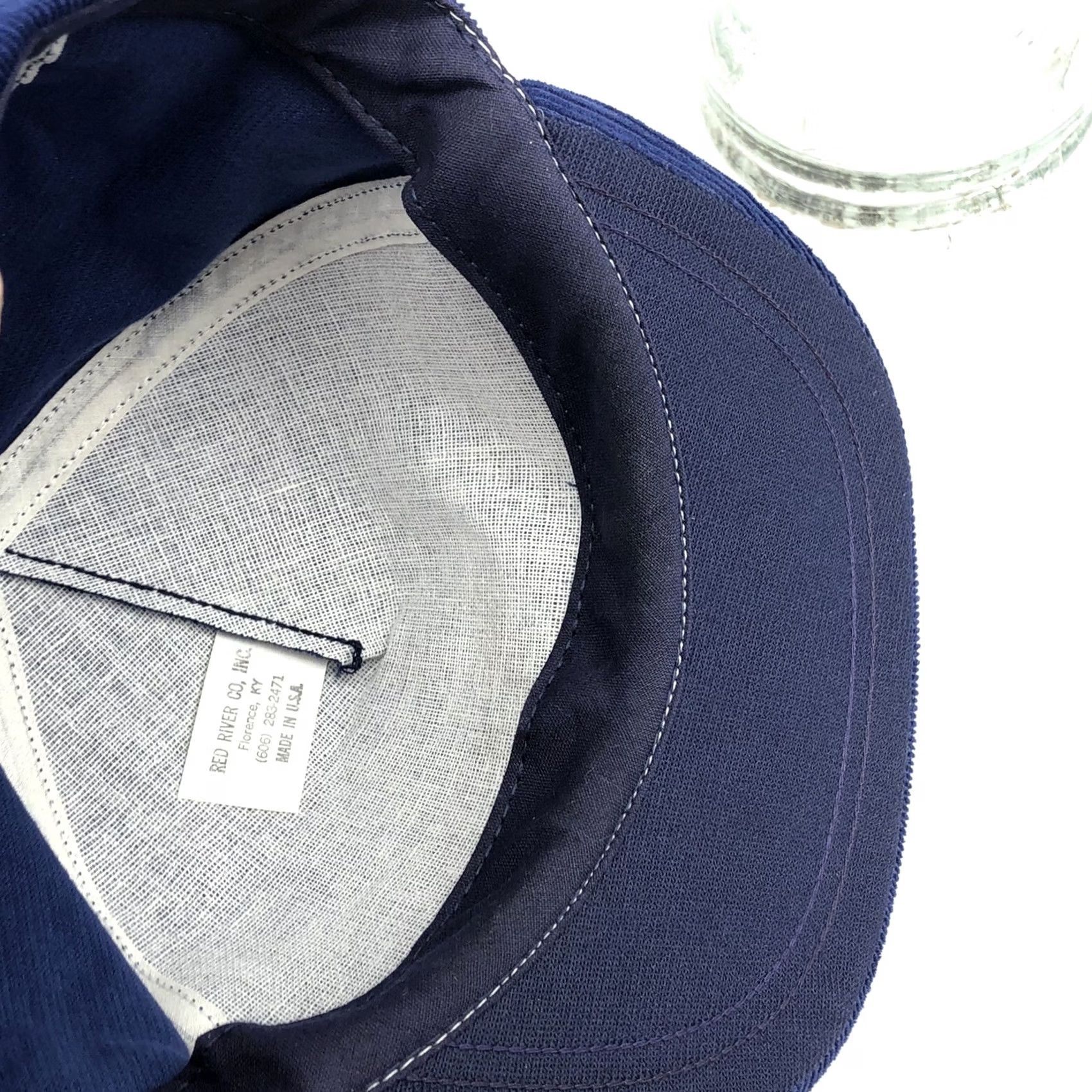 Vintage Vintage Superior Carriers Trucker Hat Cap Blue Corduroy SnapBack 80s Trucking US Size ONE SIZE - 5 Thumbnail