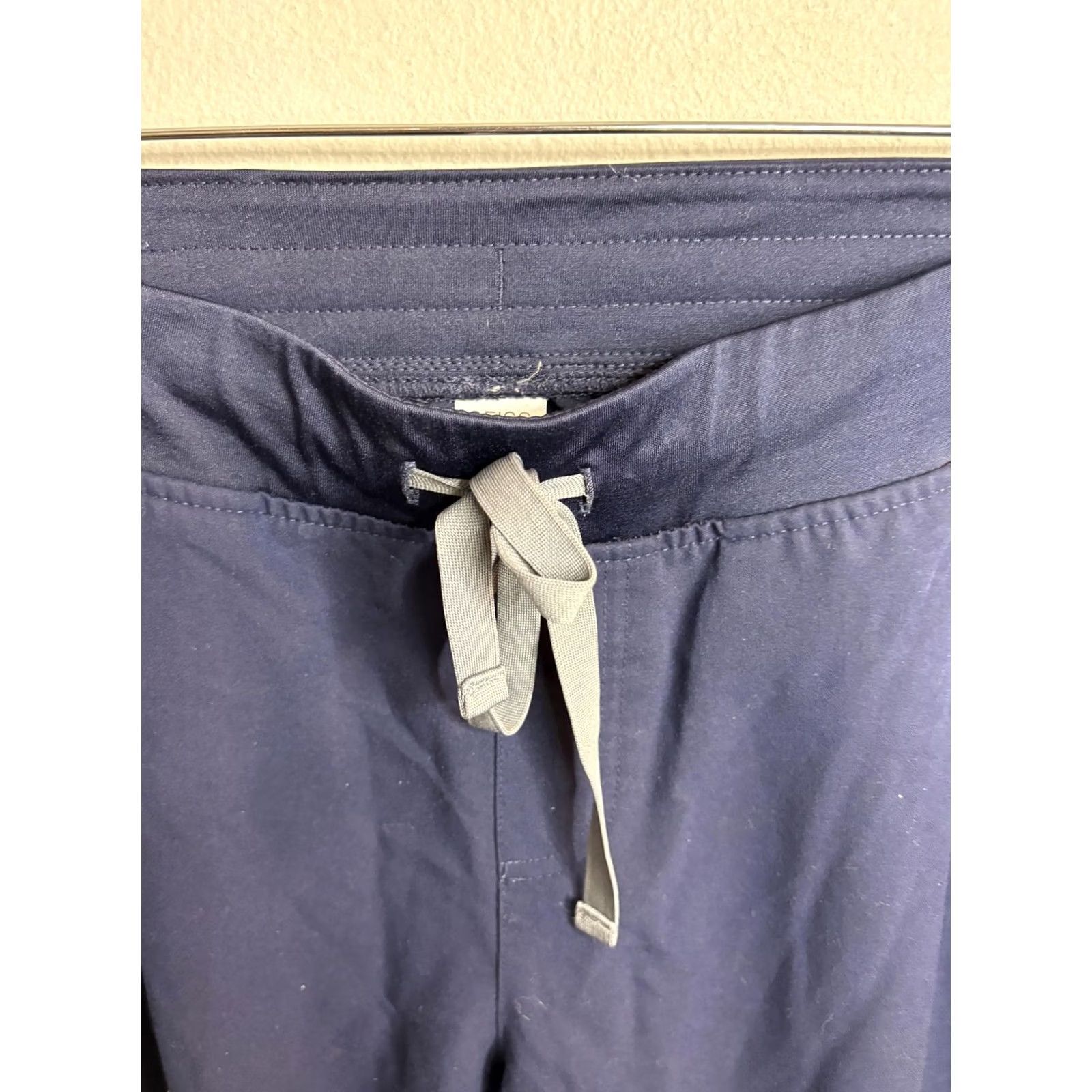 Vintage VINTAGE FIGS Technical Jogger Pants Womens Medium Navy Blue Drawstring Pockets Zip Size 32" / US 10 / IT 46 - 3 Thumbnail