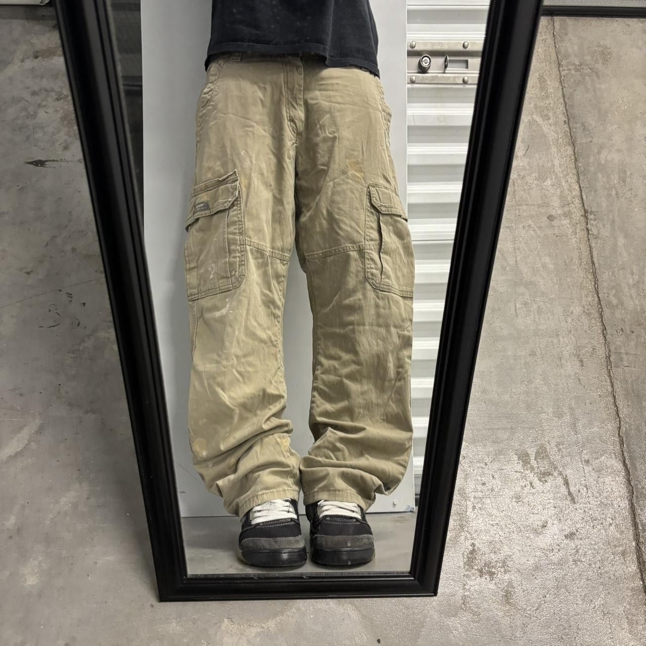 Vintage Crazy Vintage Y2K/2000s Grunge Khaki Tan Streetwear Cargo Pants! 32x30 Size US 32 / EU 48 - 1 Thumbnail