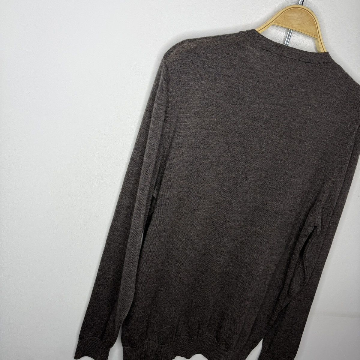 Loro Piana Loro Piana Mens Sweater Jumper Wool L Grey Size US L / EU 52-54 / 3 - 13 Thumbnail