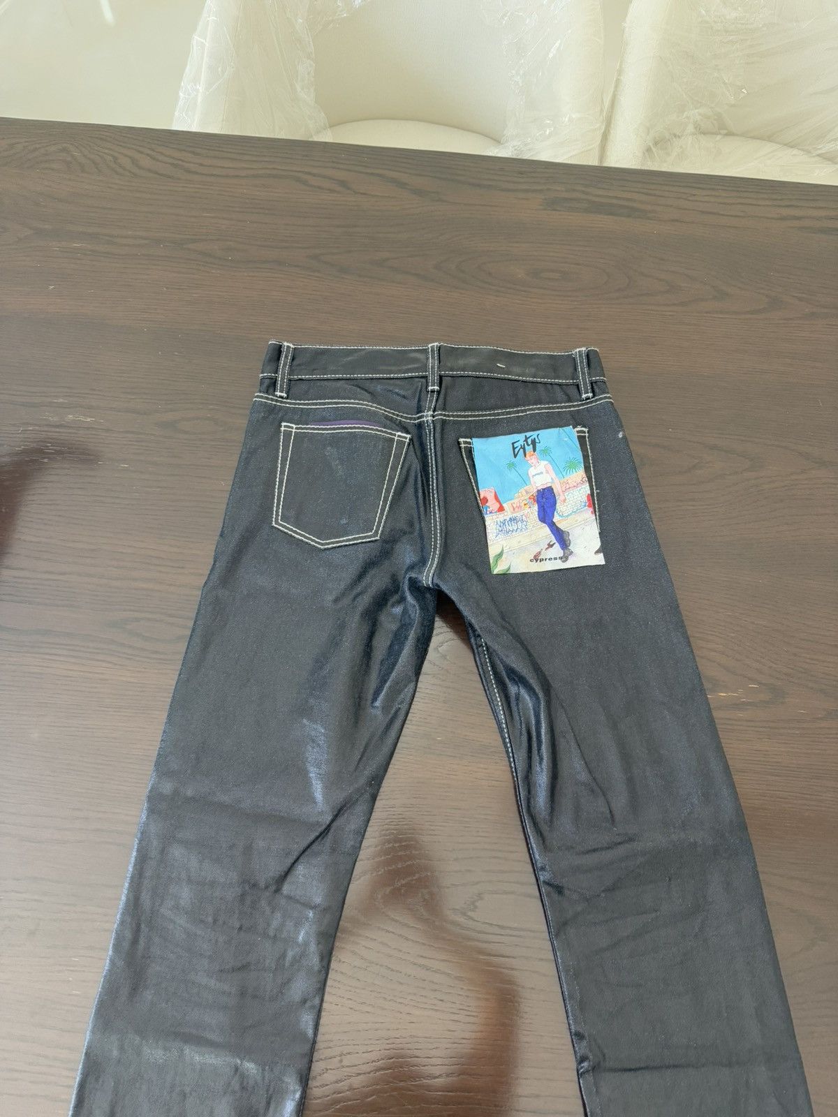 Eytys EYTYS CYPRESS TAR BLACK STRAIGHT FIT JEANS Size US 30 / EU 46 - 9 Thumbnail