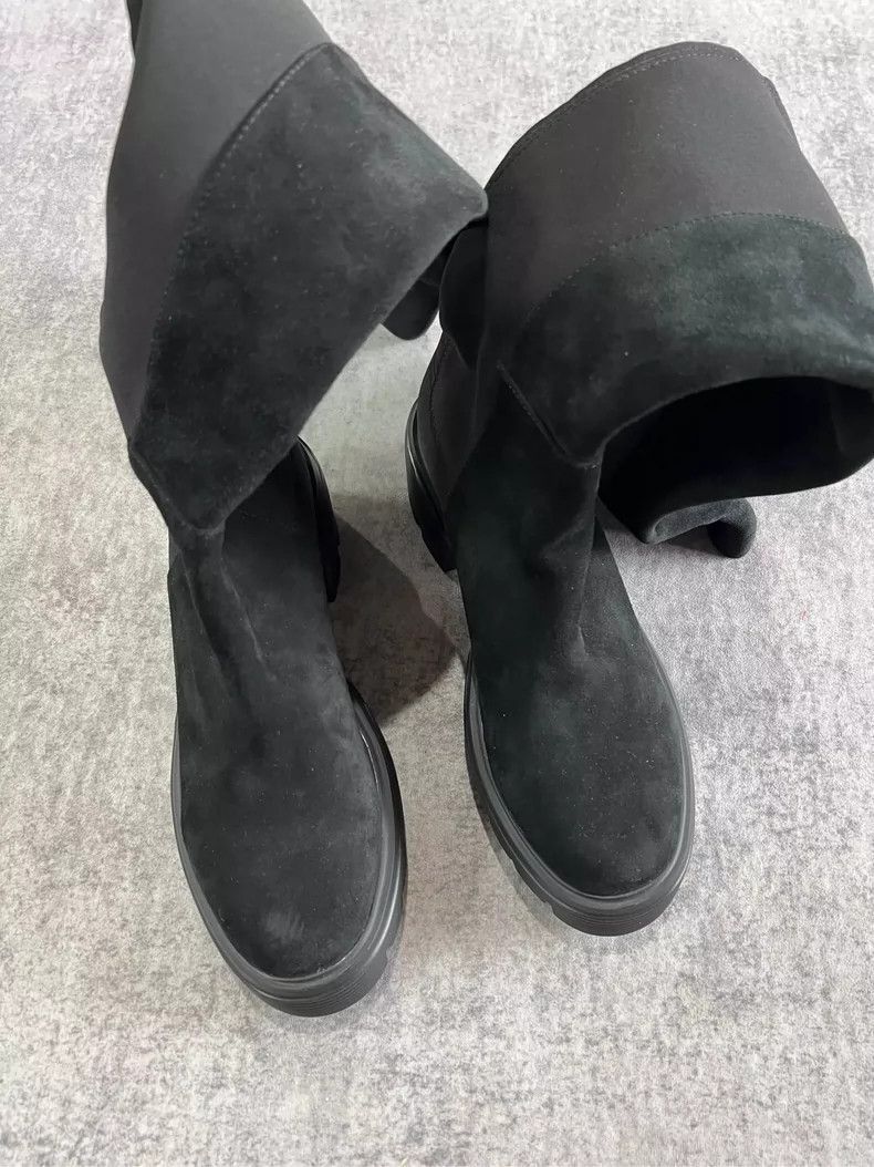Saint Laurent Paris Long Black High-2507 Size US 7.5 / EU 40-41 - 1 Thumbnail