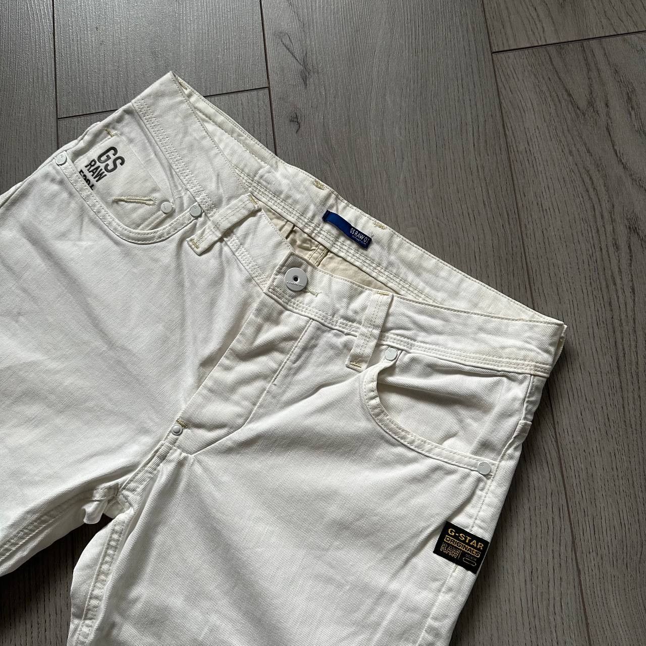 G-Star G Star Raw y2k Vintage Avant Garde White Denim Pants / Jeans Size US 30 / EU 46 - 6 Thumbnail