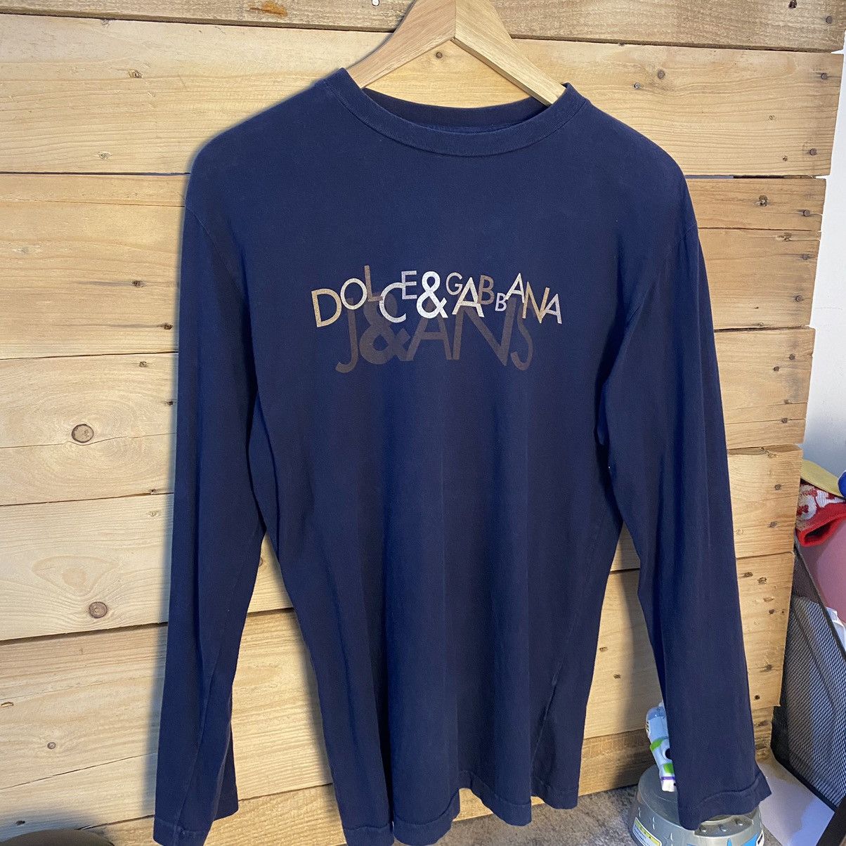 Dolce & Gabbana × Japanese Brand × Vintage J&ANS Dolce Gabbana Longsleeve Tshirt Size US S / EU 44-46 / 1 - 1 Thumbnail