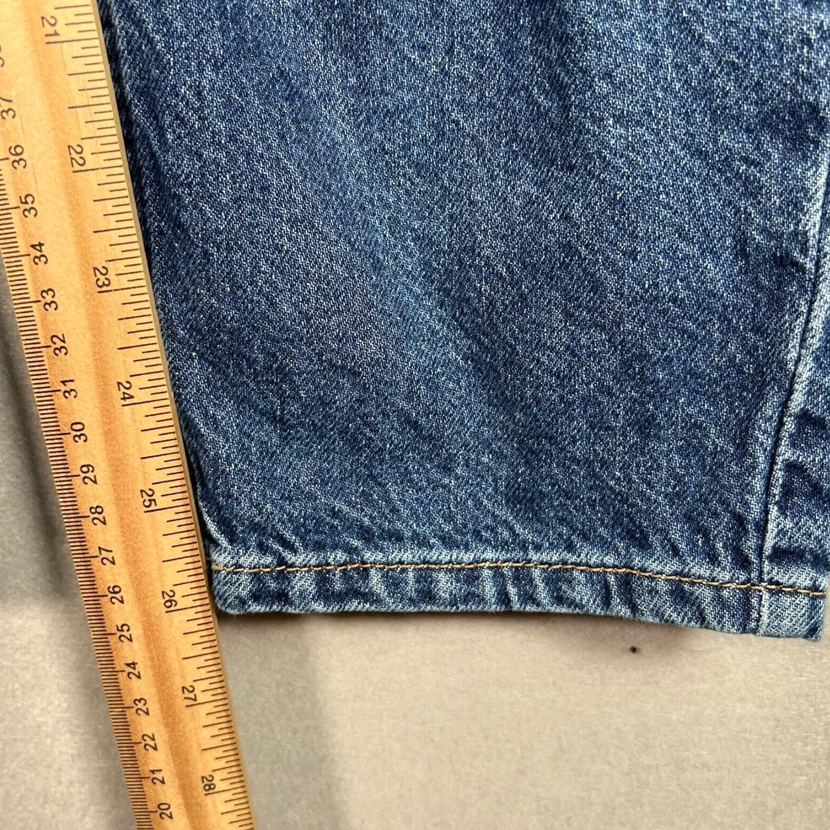Mango VINTAGE Mango Denim Jeans Womens 10 Blue Medium Wash 100% Cotton Mom Shirt Size 32" / US 10 / IT 46 - 4 Thumbnail