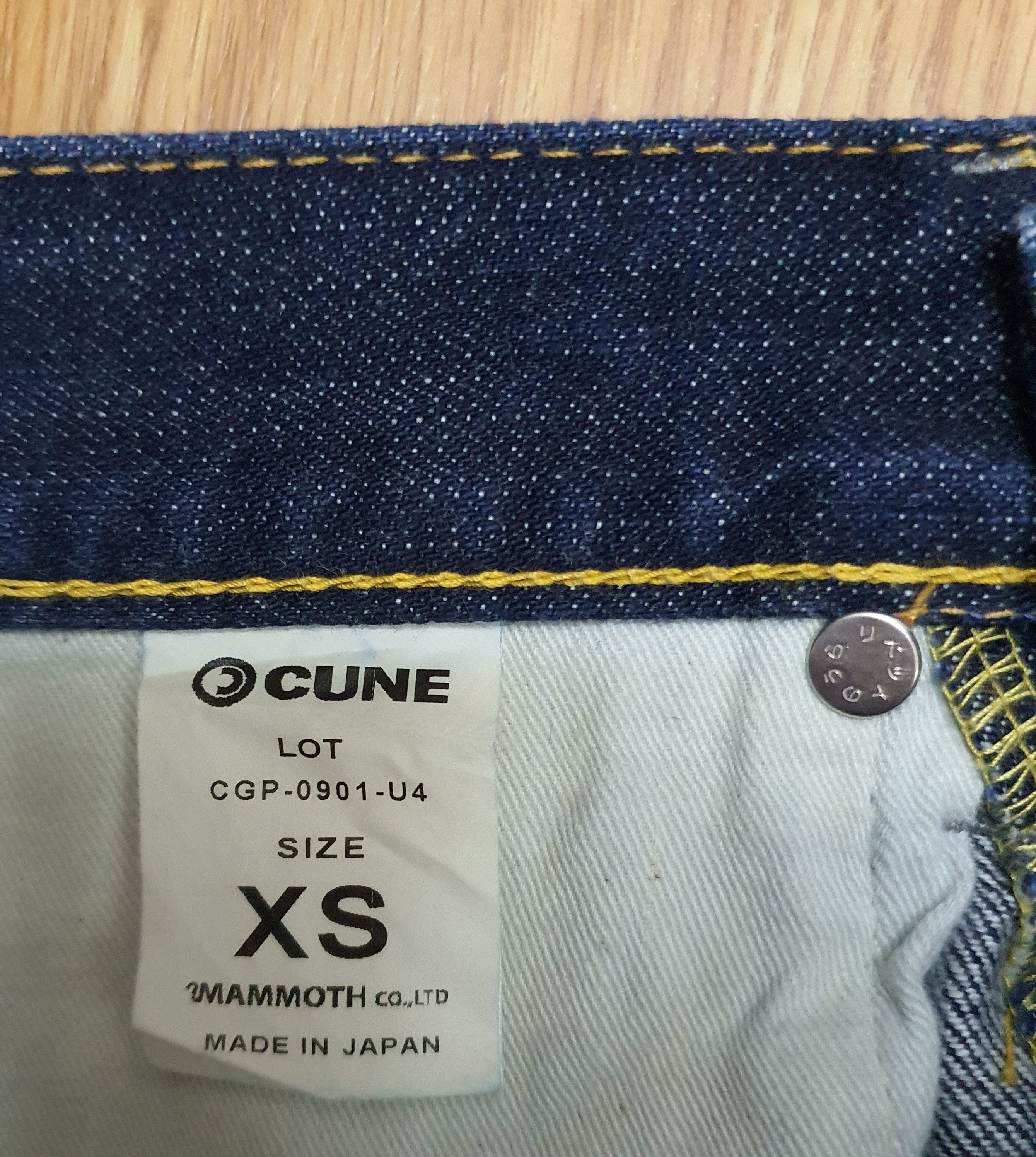 Japanese Brand Waist 27" CUNE JAPAN Bunny Jeans. Size 27" / US 4 / IT 40 - 9 Thumbnail