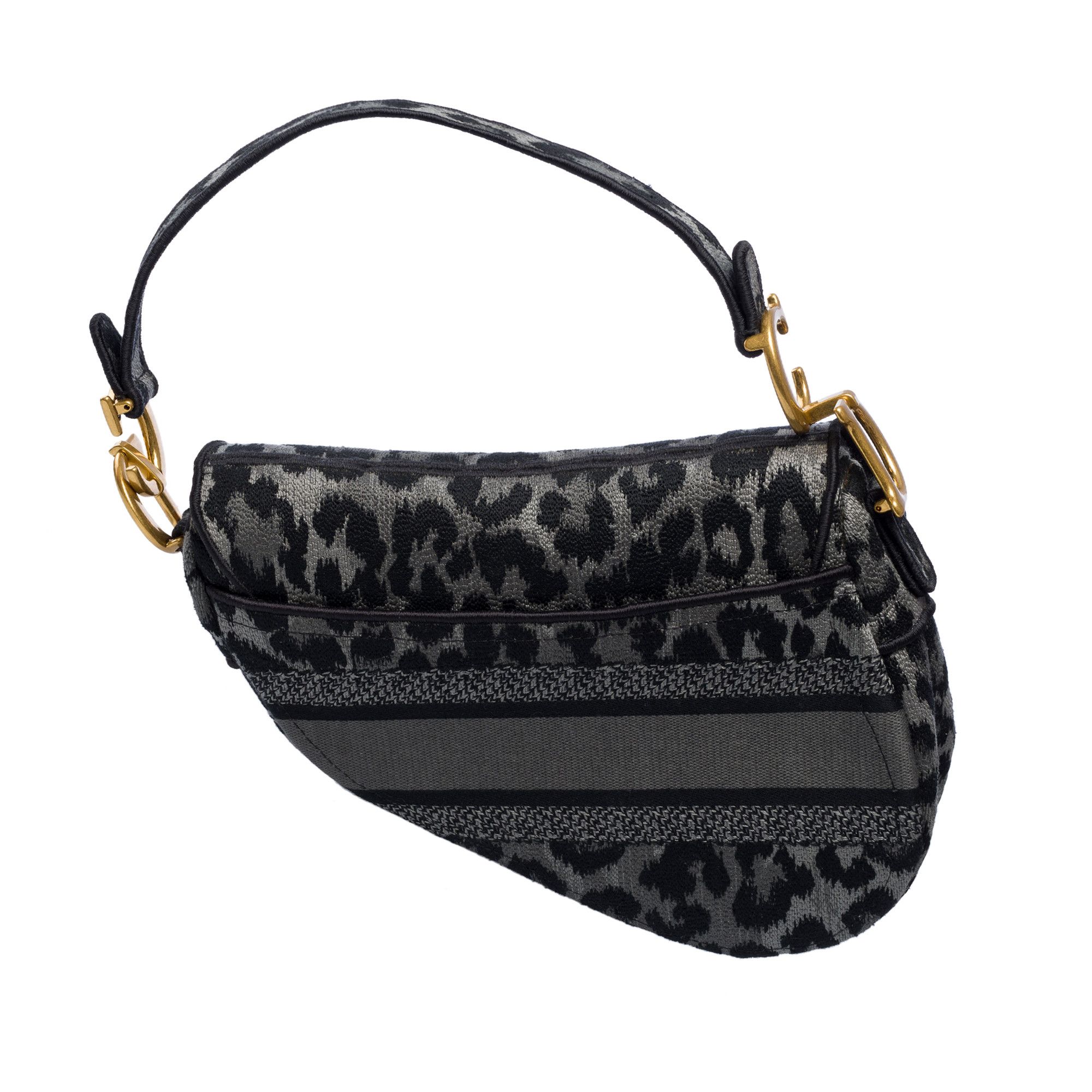 Dior DIOR Saddle in Gray Tweed Size ONE SIZE - 4 Thumbnail