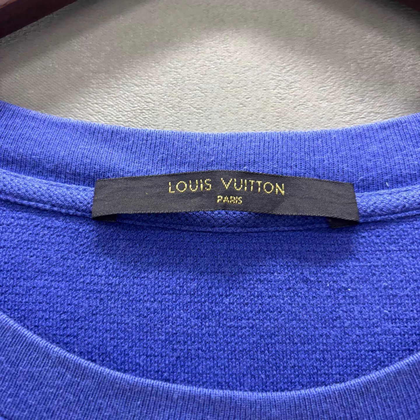 Louis Vuitton LV 99 New Blue Big Logo Short Sleeve Tee L Size US L / EU 52-54 / 3 - 3 Thumbnail