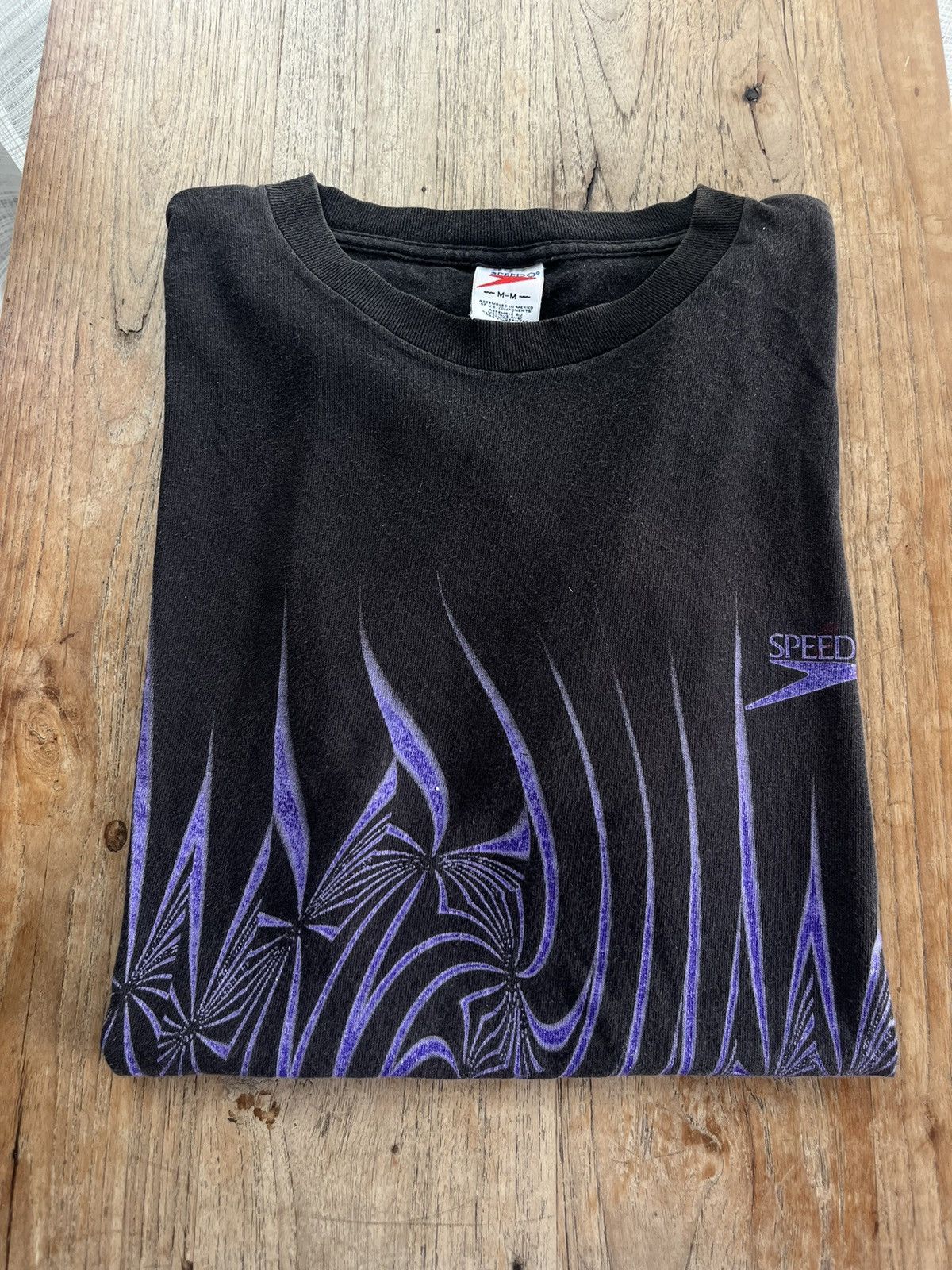 Vintage Vintage SPEEDO Artwork Design 90’s Tshirt Size US M / EU 48-50 / 2 - 1 Thumbnail