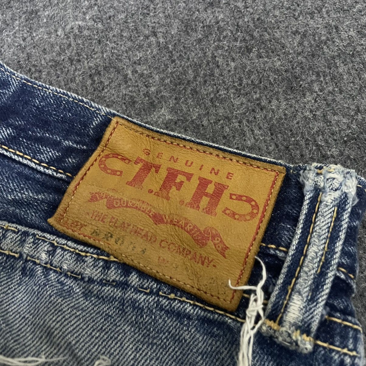 The Flat Head The Flat Head Selvedge Distressed Jeans Size US 30 / EU 46 - 11 Thumbnail