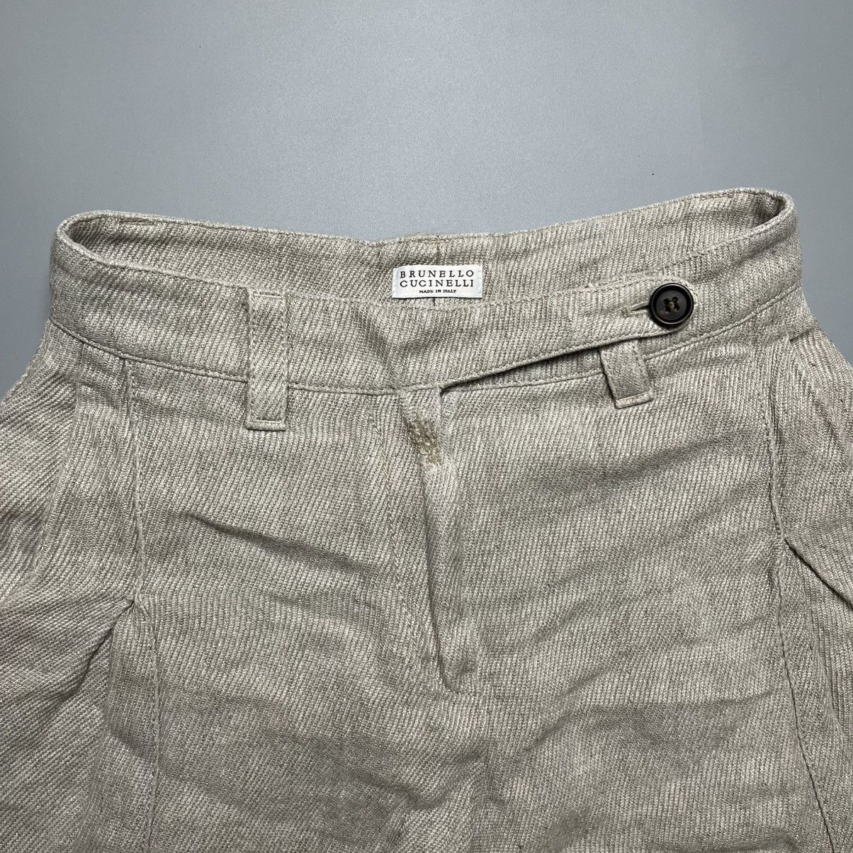 Brunello Cucinelli Brunello Cucinelli - Linen Trouser - Pants Size 25" / US 0 / IT 36 - 3 Thumbnail