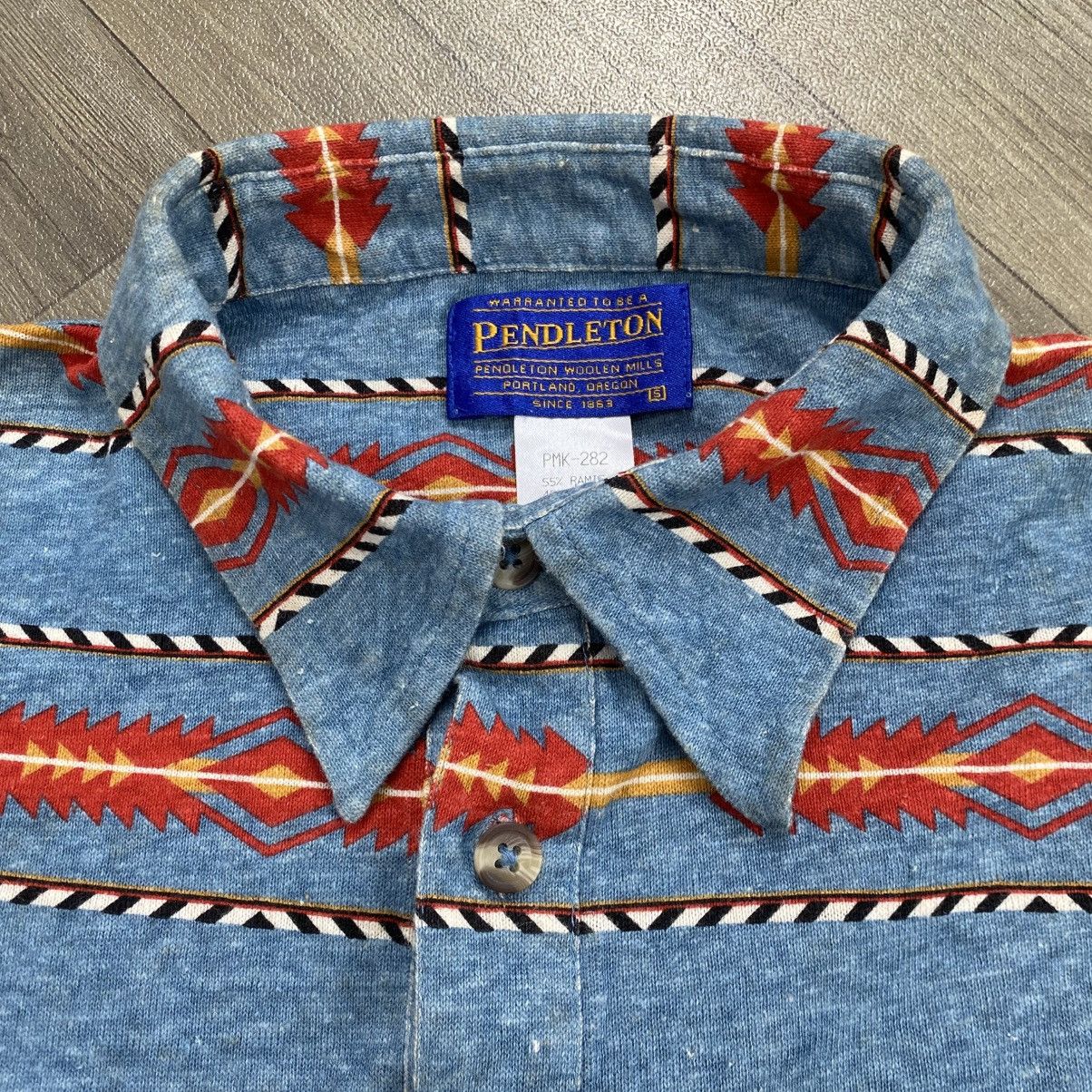Pendleton Vintage Pendleton Native Pocket Navajo Polo Shirt USA Size US M / EU 48-50 / 2 - 7 Thumbnail