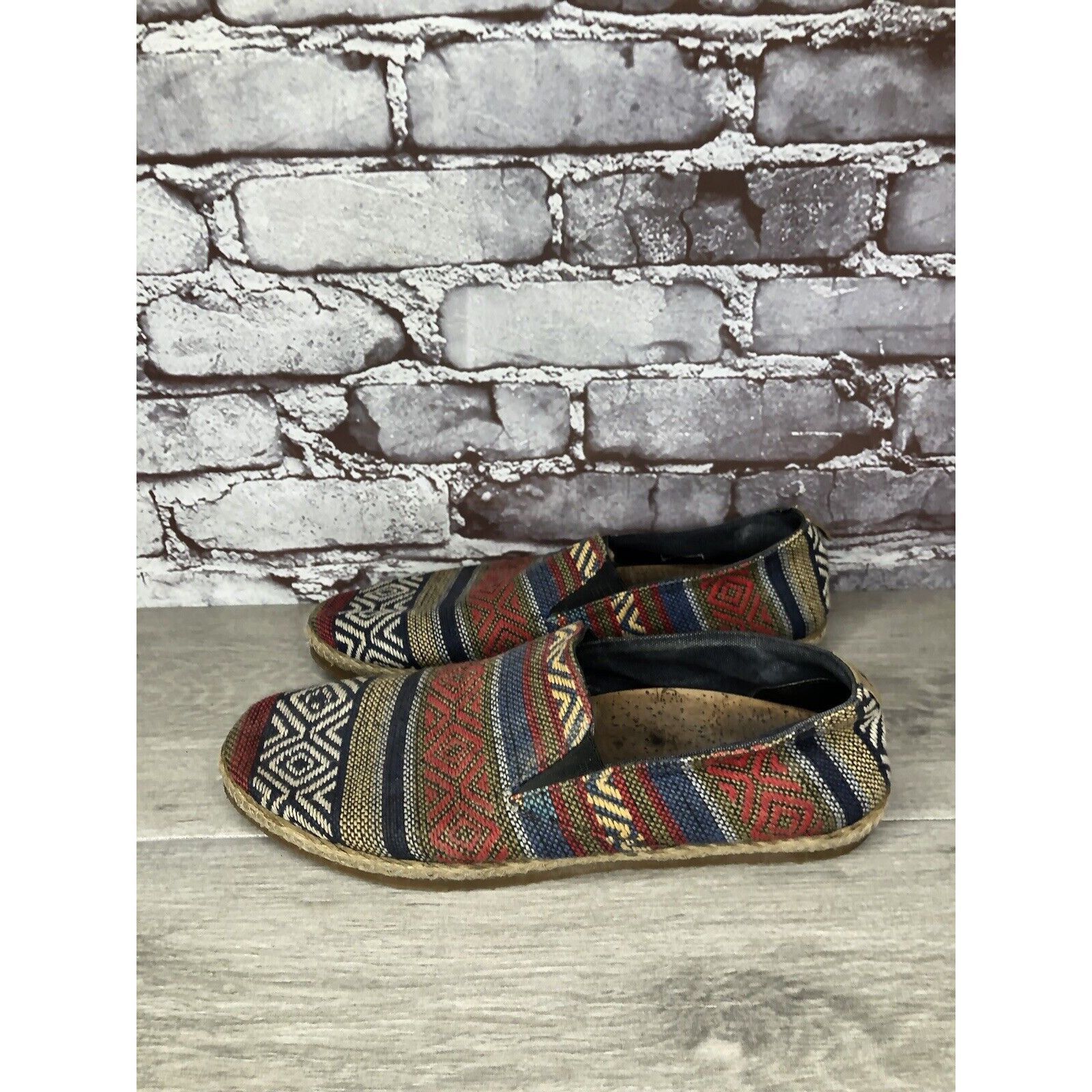 Other PATARA Chiang Mai Seeker MultiColor Fabric Slip On Loafers S Size US 8 / EU 41 - 15 Thumbnail