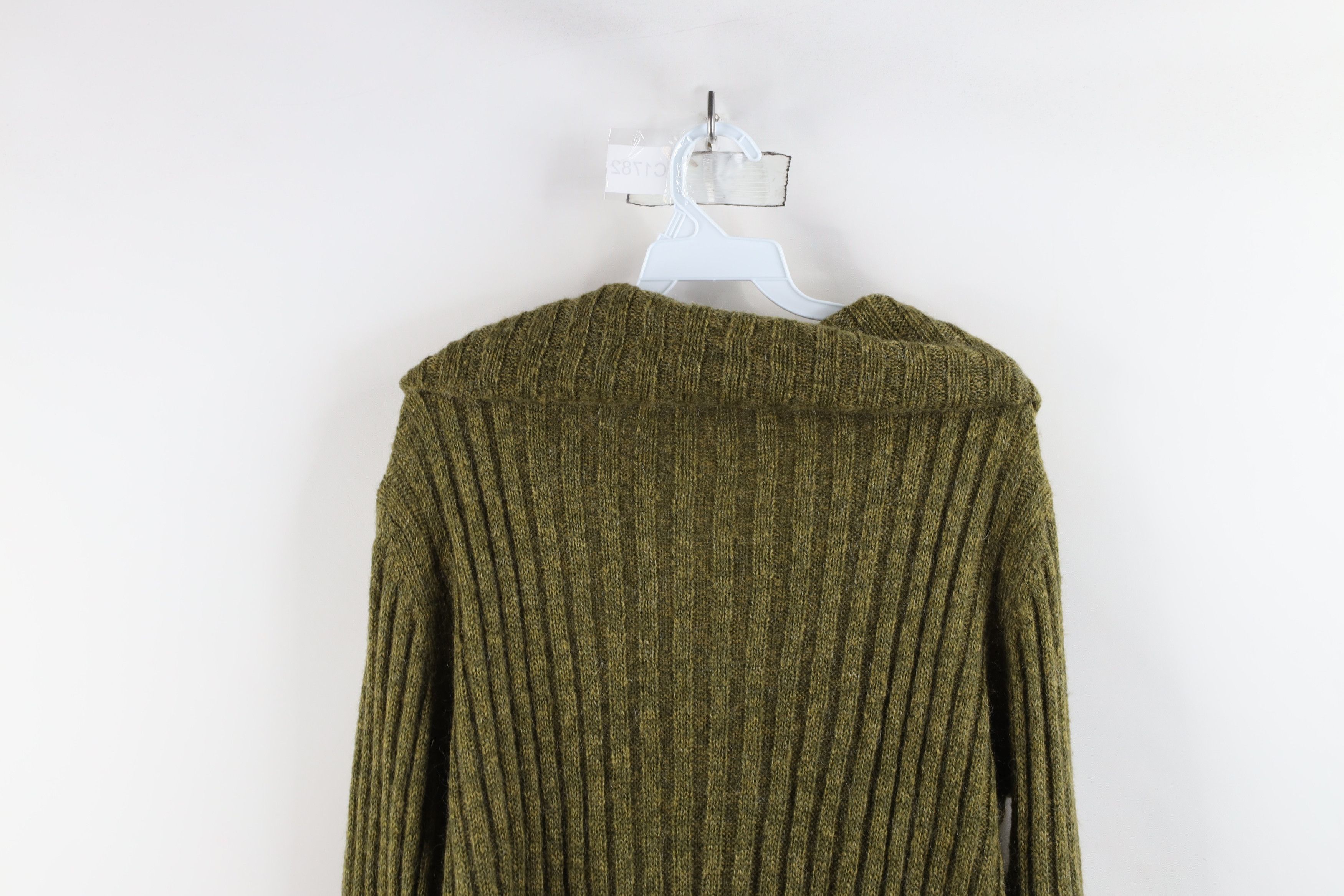 Vintage Vintage 90s Streetwear Fisherman Cable Knit Mohair Sweater Size M / US 6-8 / IT 42-44 - 9 Thumbnail