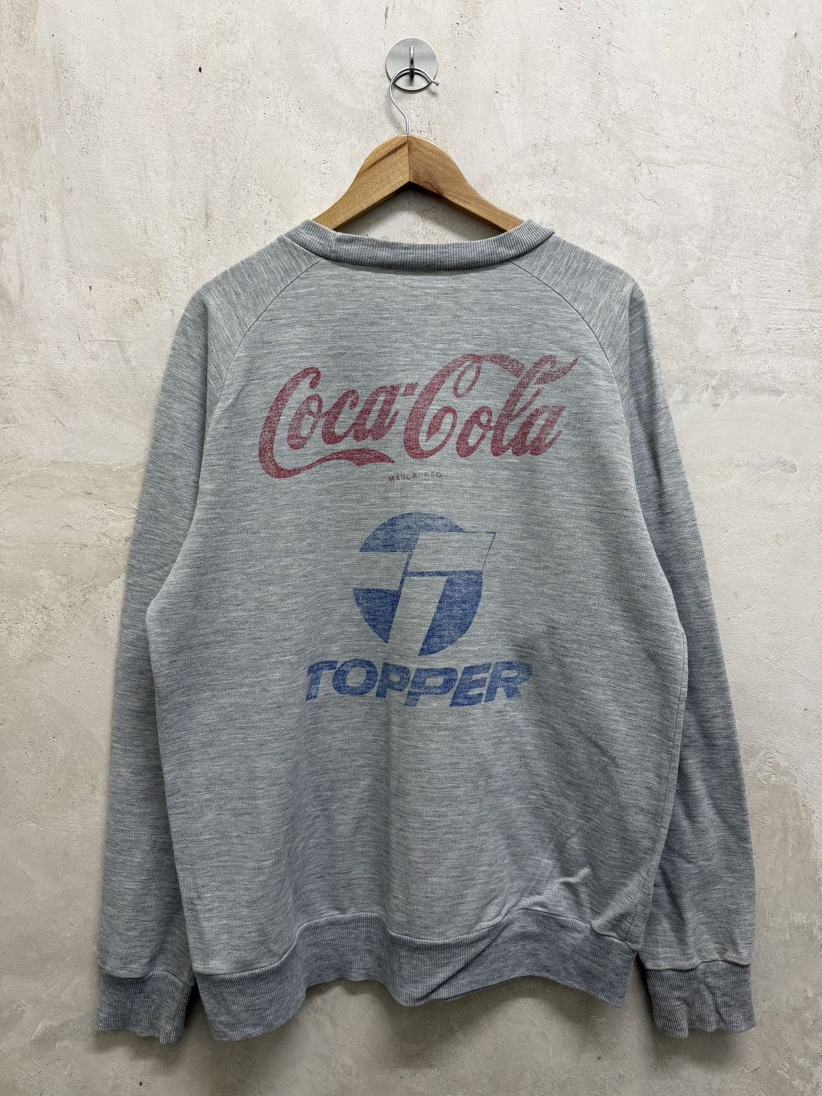 Vintage Vintage Topper Brazil x Coca Cola Sweatshirt Size US L / EU 52-54 / 3 - 1 Thumbnail