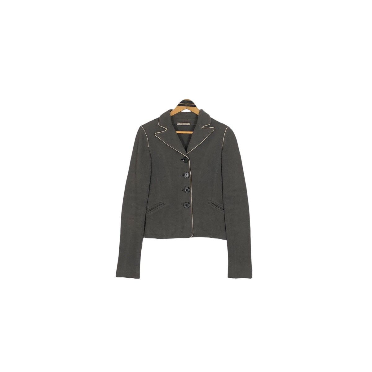 Bottega Veneta Bottega Veneta Single Breasted Cotton Light Jacket Size S / US 4 / IT 40 - 2 Thumbnail