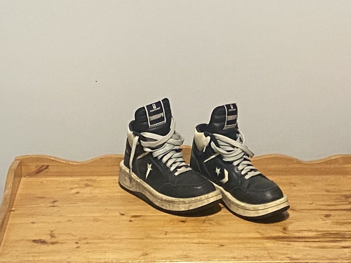 Converse × Rick Owens Drkshdw TURBOWPN mid sneakers Size US 10 / EU 43 - 2 Thumbnail