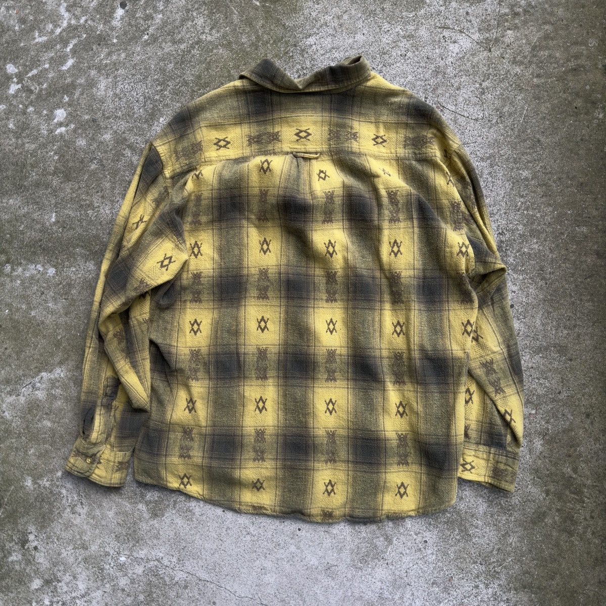 Vintage Faded Plaid Flannel Shirt ERD Grunge Chrome RRL Bode Size US L / EU 52-54 / 3 - 5 Thumbnail