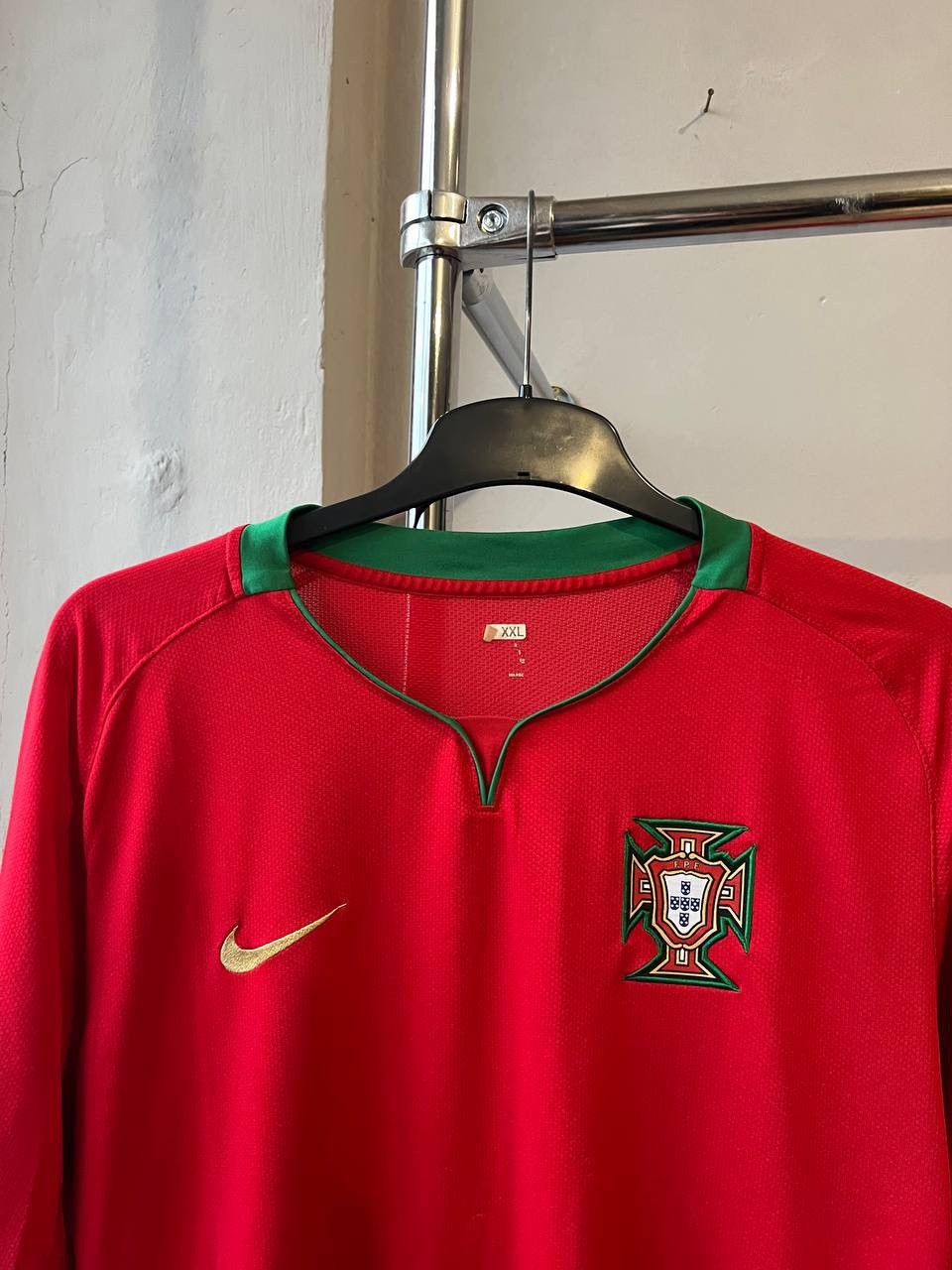 Nike 2008/10 PORTUGAL TEAM HOME SOCCER JERSEY FOOTBALL SHIRT 2XL Size US XXL / EU 58 / 5 - 4 Thumbnail