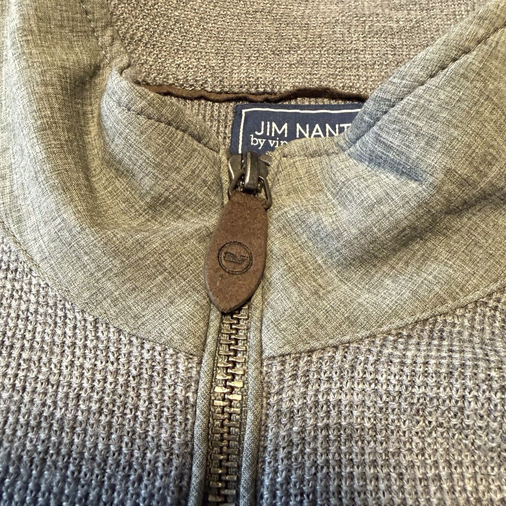 Vineyard Vines Vineyard Vines Jim Nantz 1/4 Zip Pullover Mens XL Gray Mock Neck Sweater Golf Size US XL / EU 56 / 4 - 2 Thumbnail