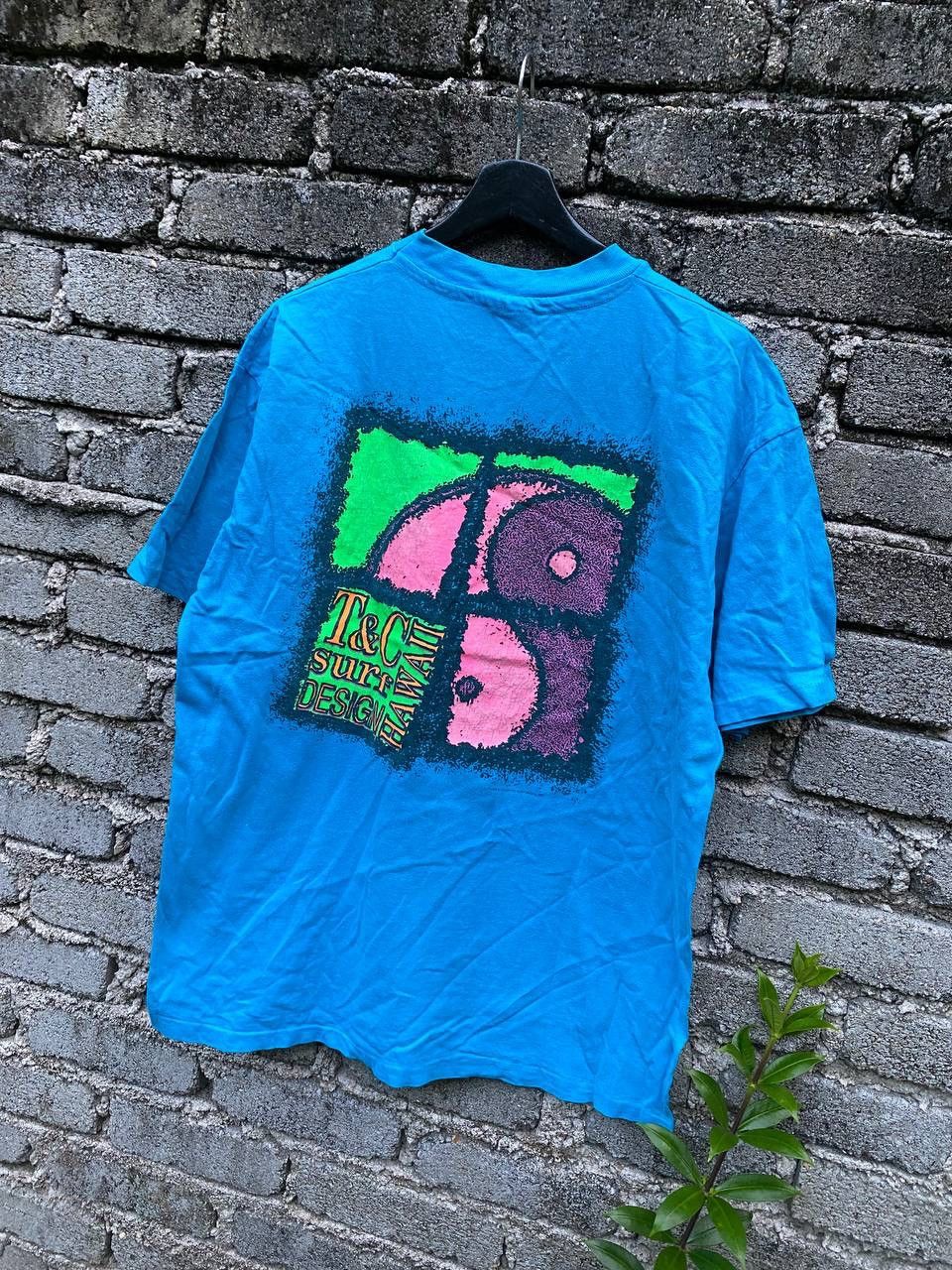 Vintage Vintage 80s Town And Country Surf Tees Size US L / EU 52-54 / 3 - 2 Thumbnail